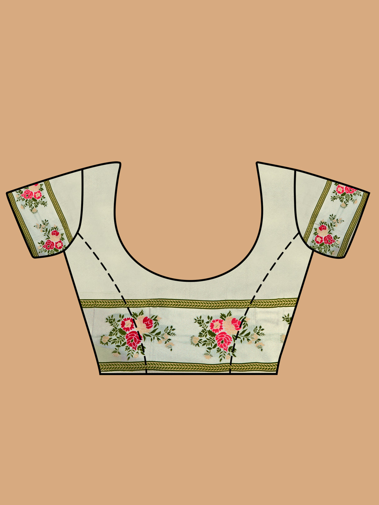 Mimosa Women's Woven Design Banarasi Art Silk Saree With Blouse Piece : SA00001282HWFREE