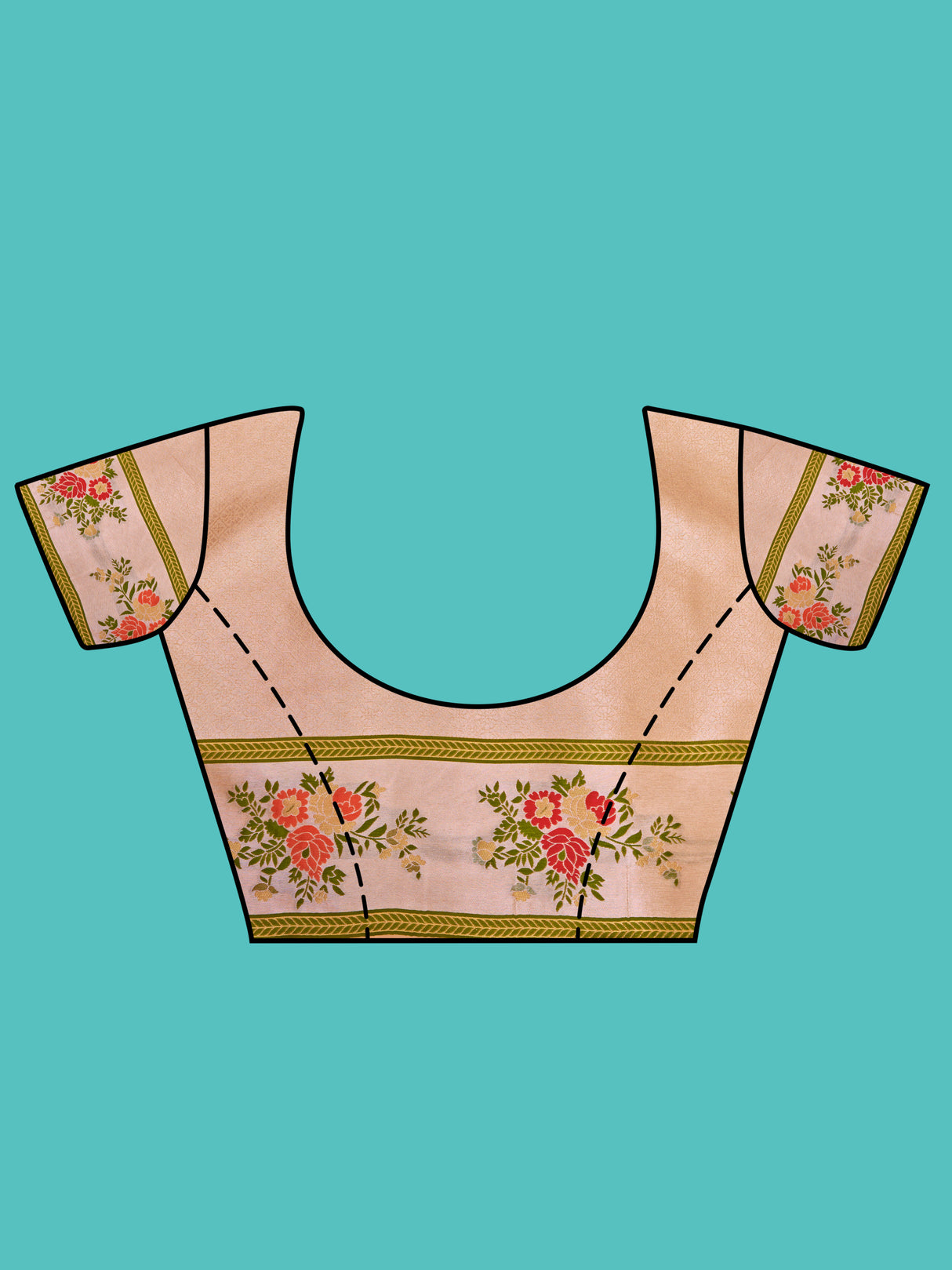 Mimosa Women's Woven Design Banarasi Art Silk Saree With Blouse Piece : SA00001282PCFREE