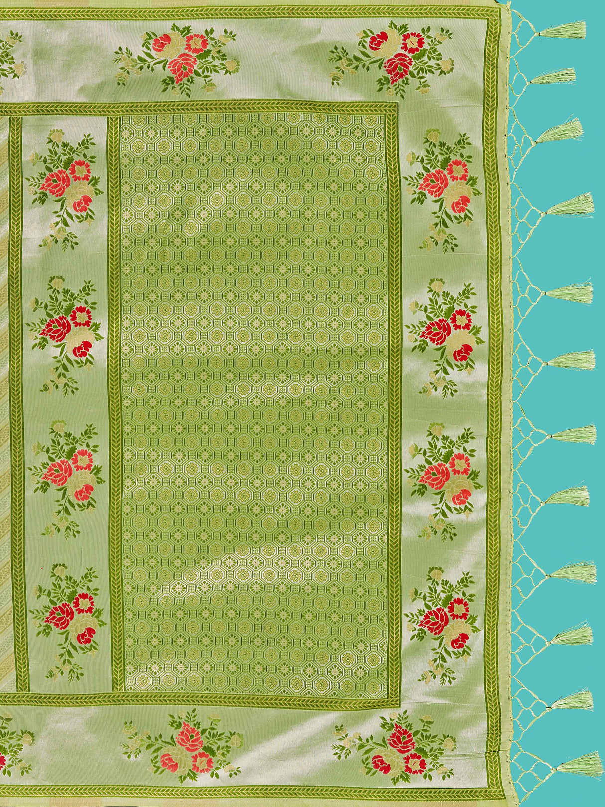 Mimosa Women's Woven Design Banarasi Art Silk Saree With Blouse Piece : SA00001282PSFREE