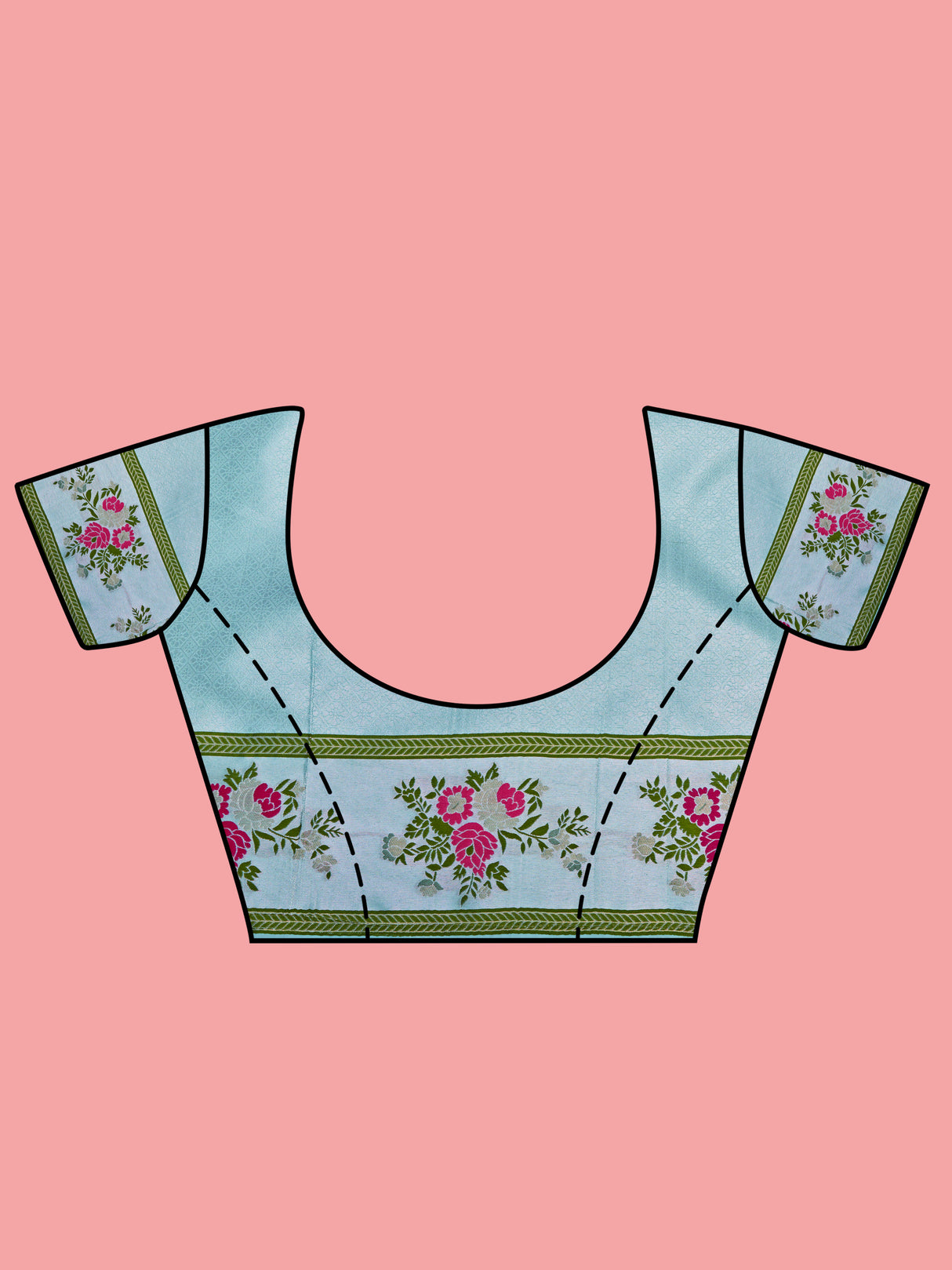 Mimosa Women's Woven Design Banarasi Art Silk Saree With Blouse Piece : SA00001282SFFREE