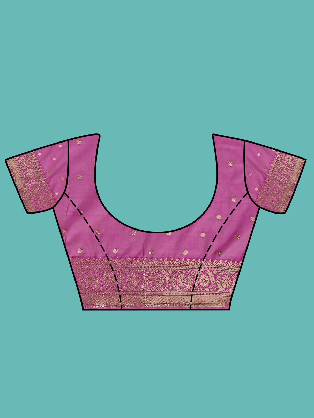 Mimosa Women's Woven Design Banarasi Linen Saree With Blouse Piece : SA00001284WNFREE