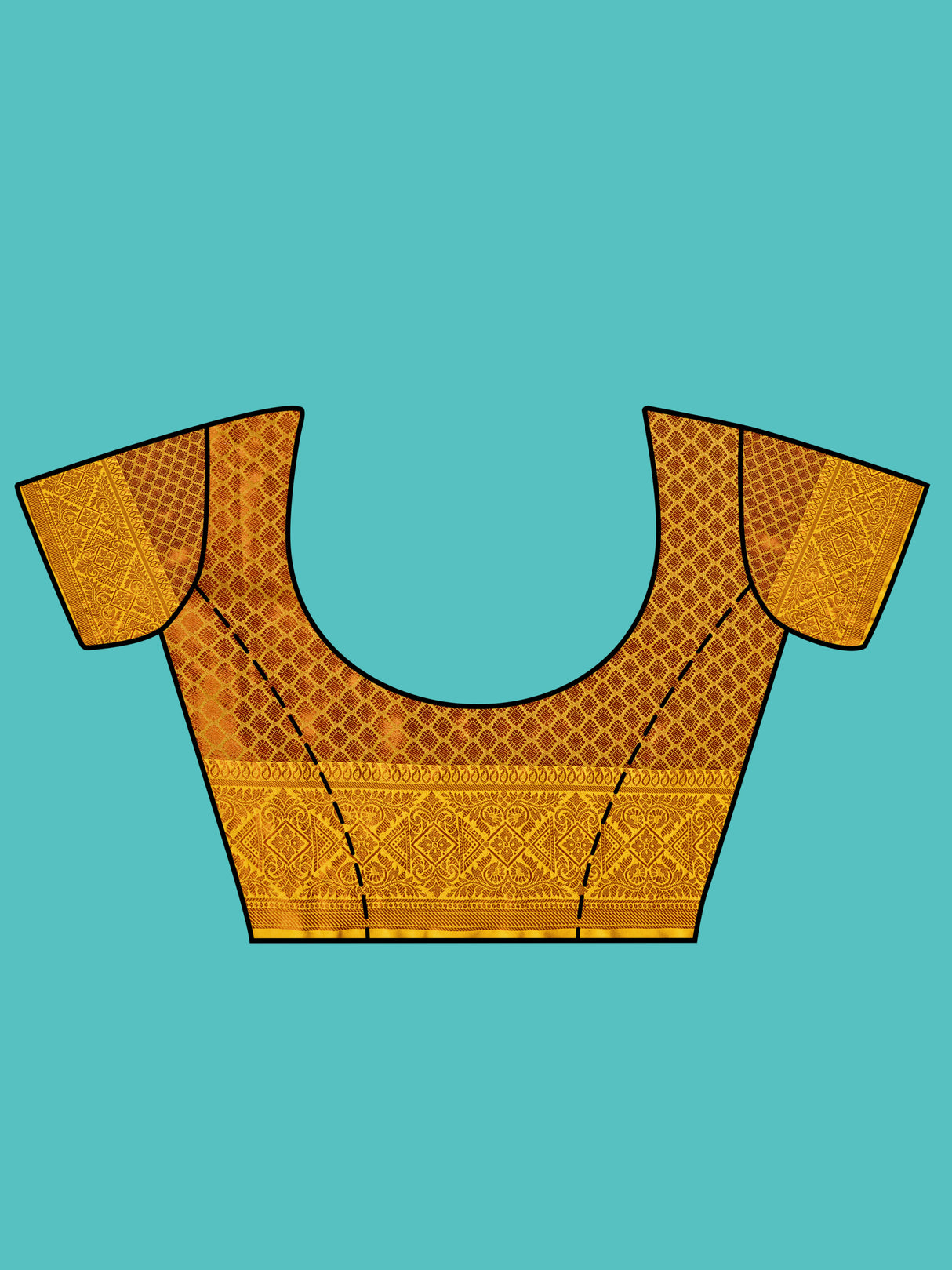 Mimosa Women's Woven Design Kanjivaram Art Silk Saree With Blouse Piece : SA00001289MRFREE