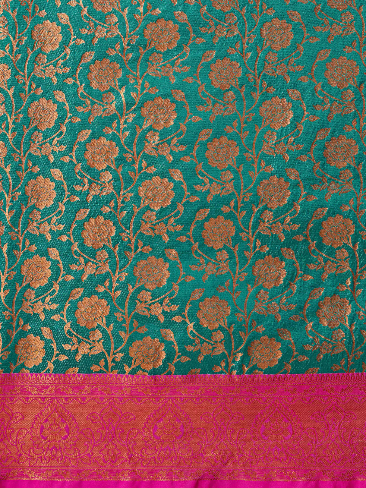 Mimosa Women's Woven Design Kanjivaram Art Silk Saree With Blouse Piece : SA00001291RMFREE