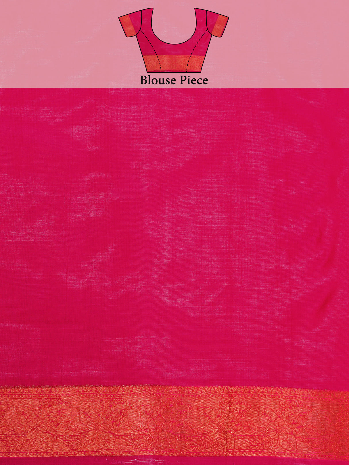 Mimosa Women's Woven Design Kanjivaram Art Silk Saree With Blouse Piece : SA00001295RNFREE