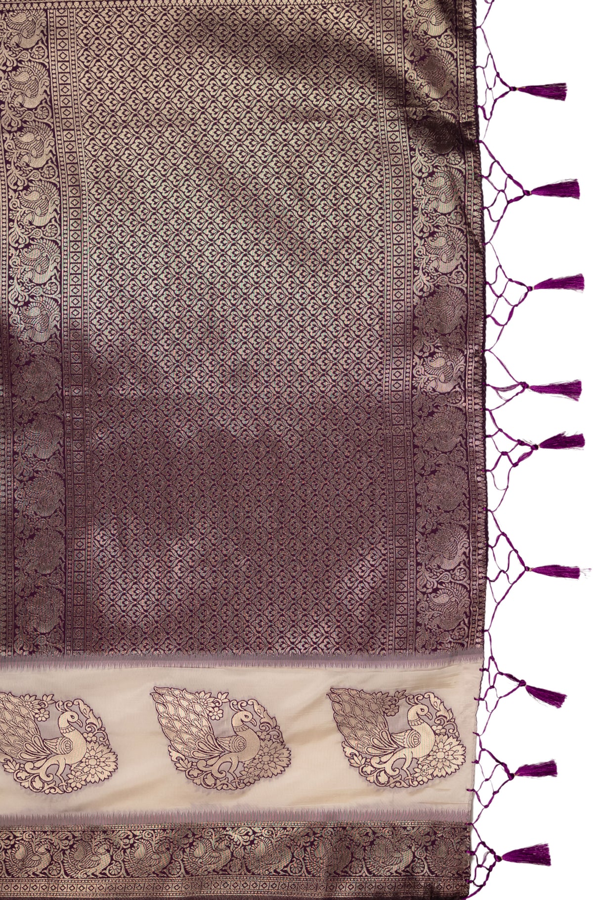 Mimosa Women's Woven Design Kanjivaram Style Art Silk Saree With Blouse Piece : SA00001623MJFREE