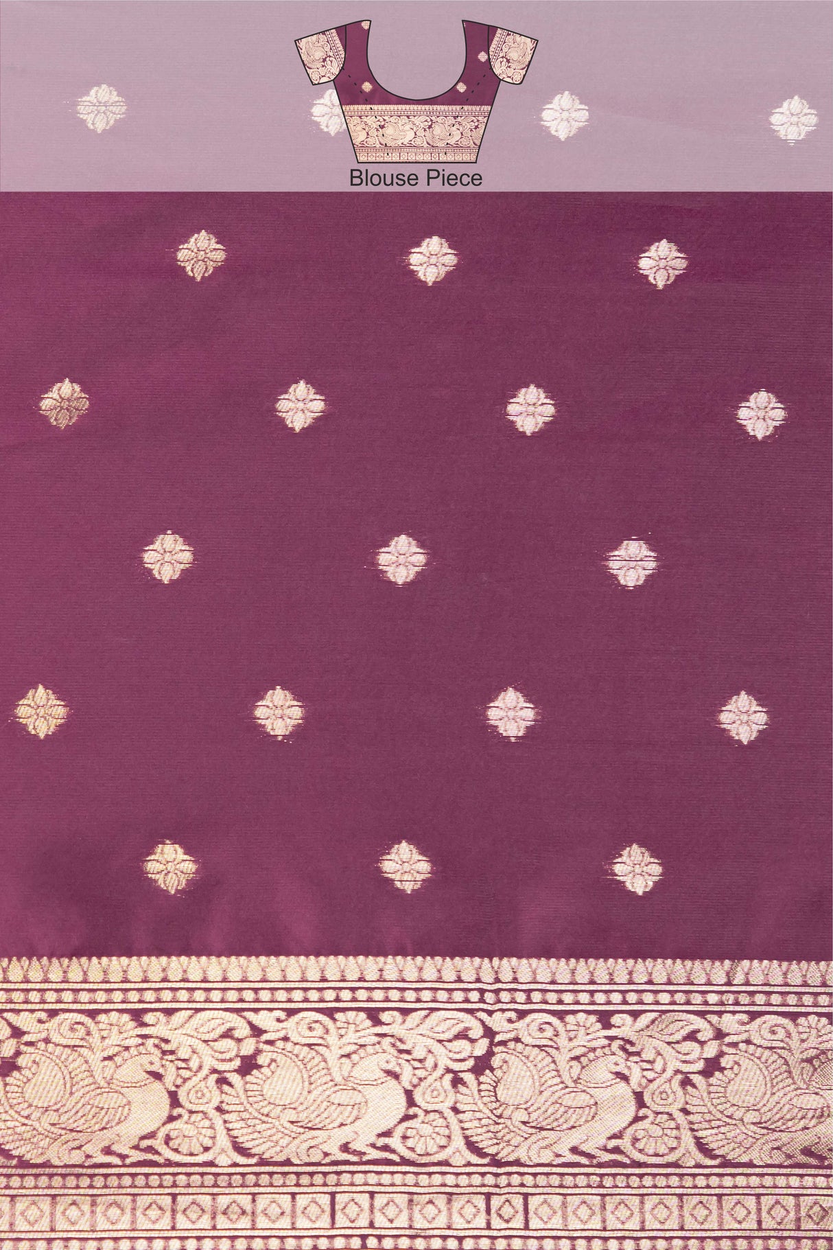 Mimosa Women's Woven Design Kanjivaram Style Art Silk Saree With Blouse Piece : SA00001623MJFREE