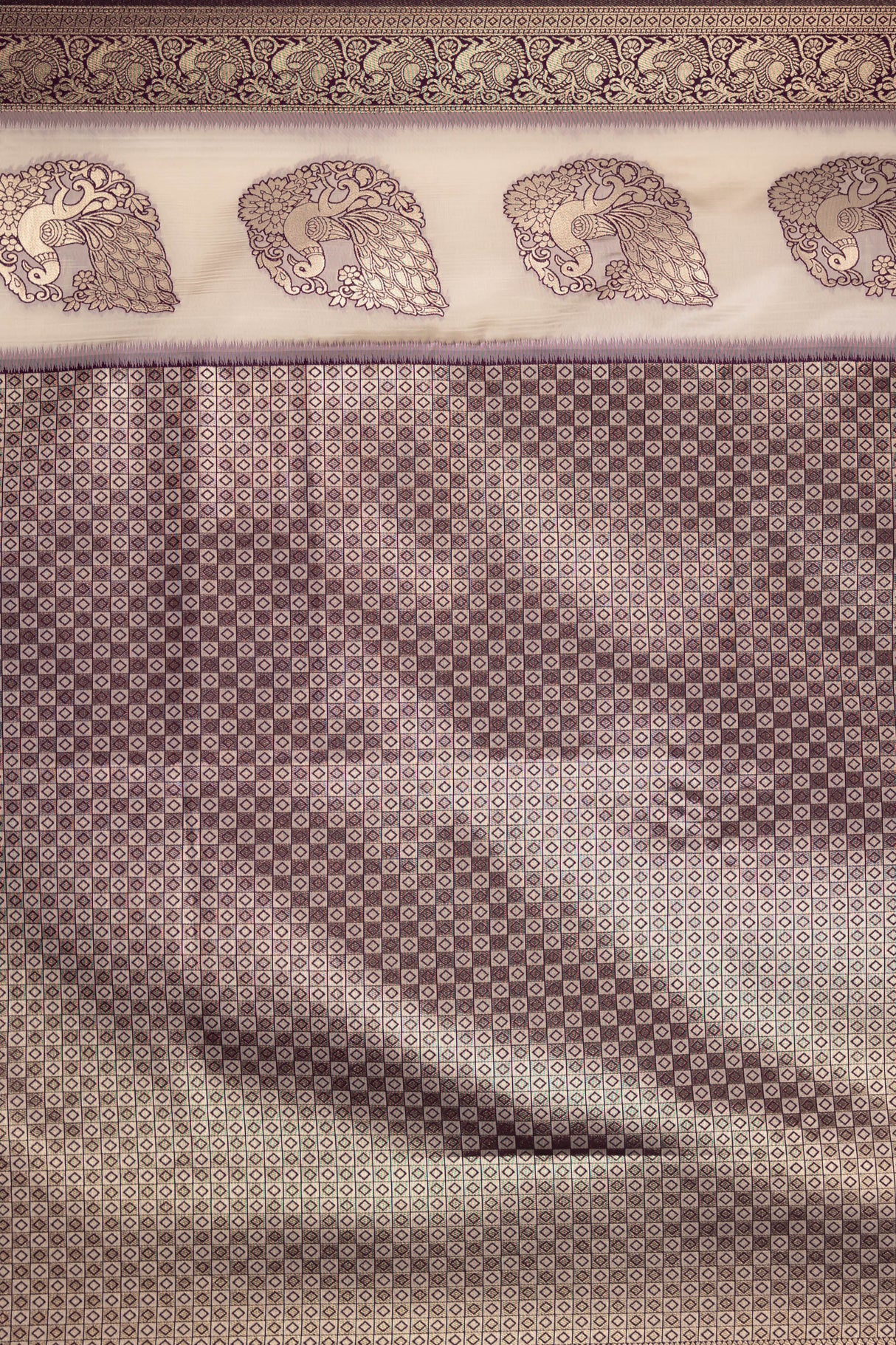 Mimosa Women's Woven Design Kanjivaram Style Art Silk Saree With Blouse Piece : SA00001623MJFREE