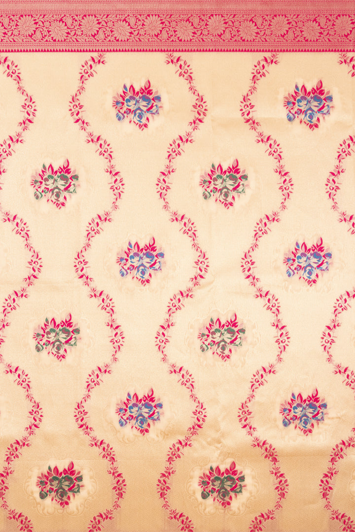 Mimosa Women's Woven Design Kanjivaram Style Art Silk Saree With Blouse Piece : SA00001626PCFREE