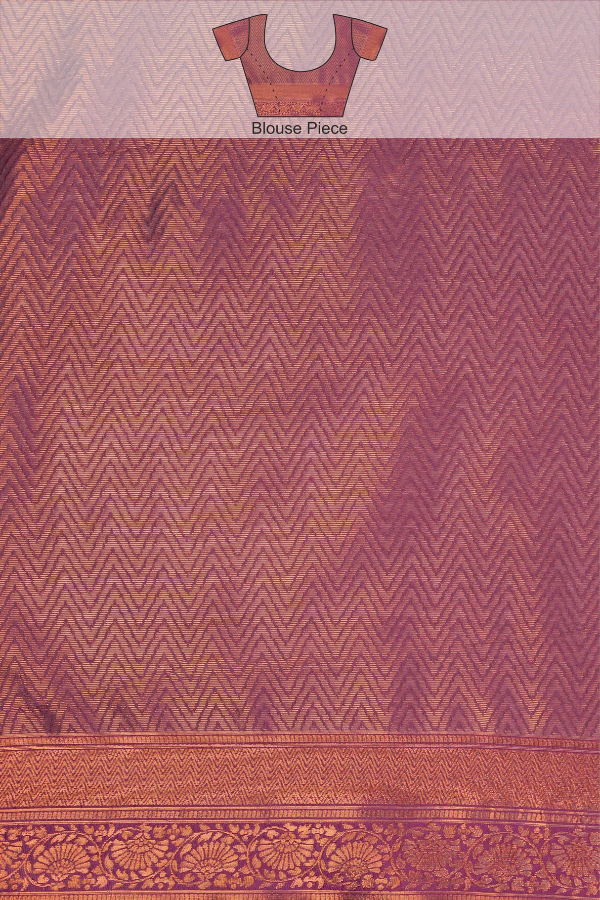 Mimosa Women's Woven Design Kanjivaram Style Art Silk Saree With Blouse Piece : SA00001644MJFREE