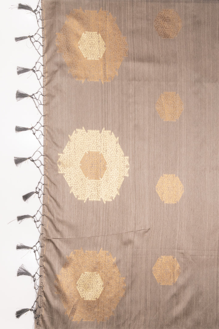 Mimosa Women's Woven Design Bishnupuri Style Art Silk Saree With Blouse Piece : SA00001666CKFREE