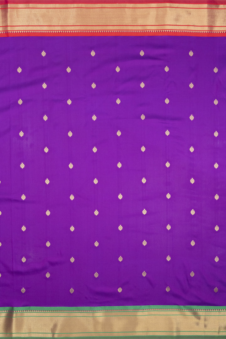 Mimosa Women's Woven Design Paithani Style Art Silk Saree With Blouse Piece : SA00001696VLFREE