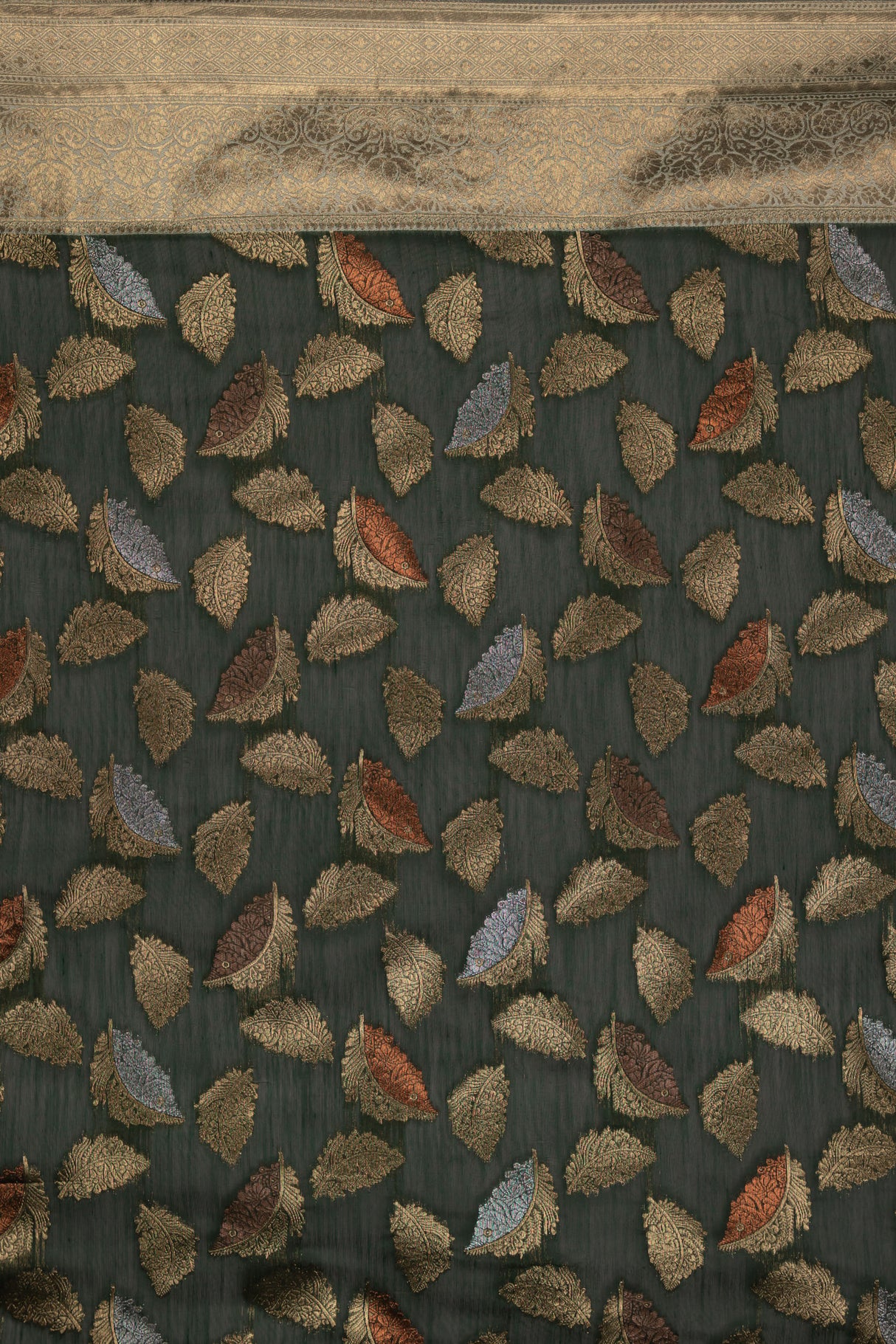 Mimosa Women's Woven Design Kanjivaram Style Art Silk Saree With Blouse Piece : SA00001742GRNFREE