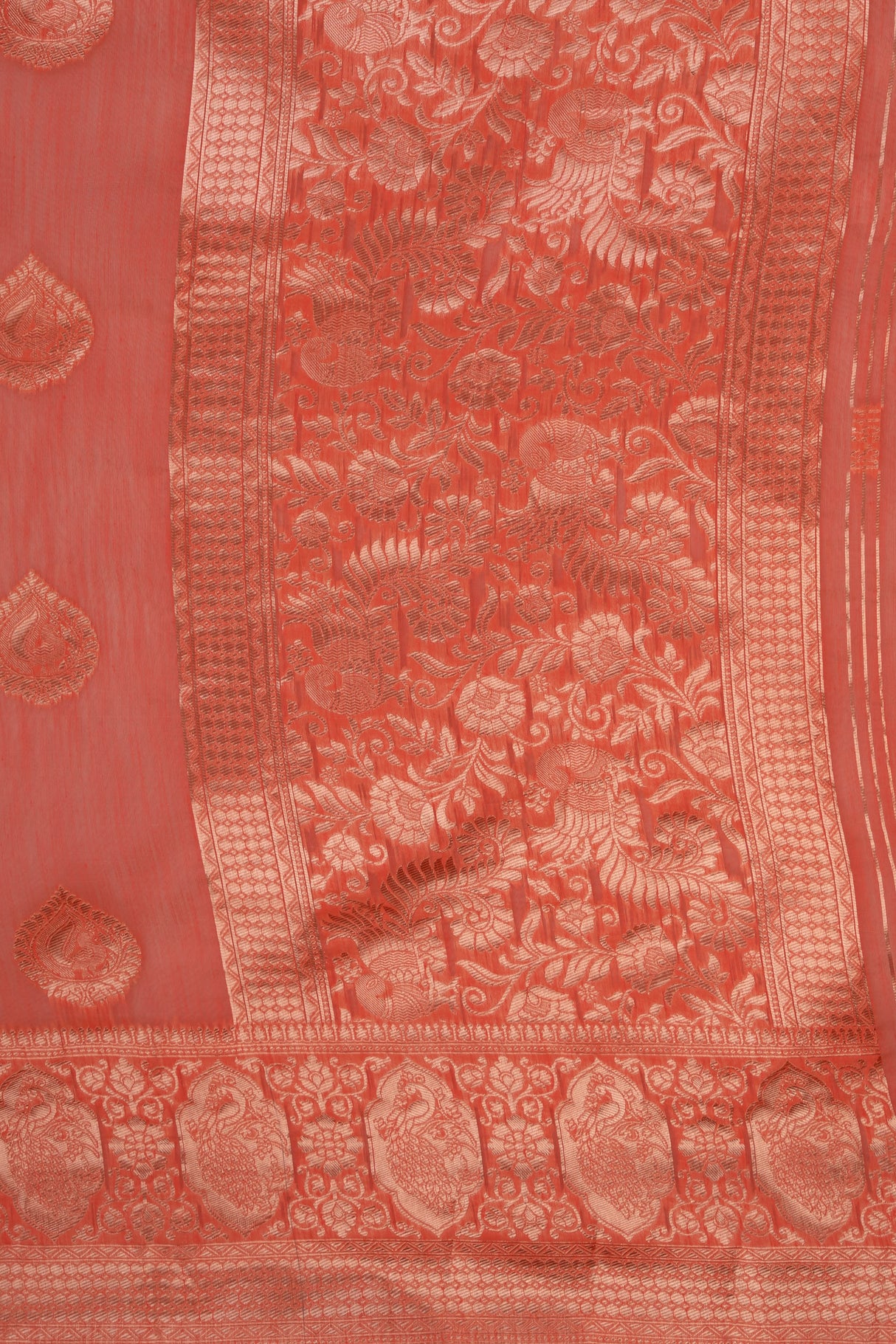 Mimosa Women's Woven Design Banarasi Style Art Silk Saree With Blouse Piece : SA00001754GJFREE