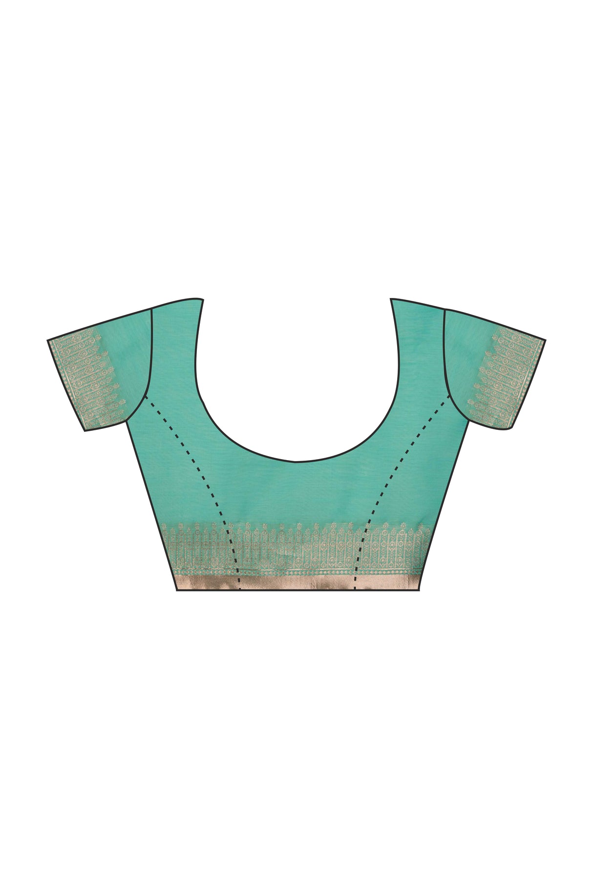 Mimosa Women's Woven Design Banarasi Style Art Silk Saree With Blouse Piece : SA00001755RMFREE