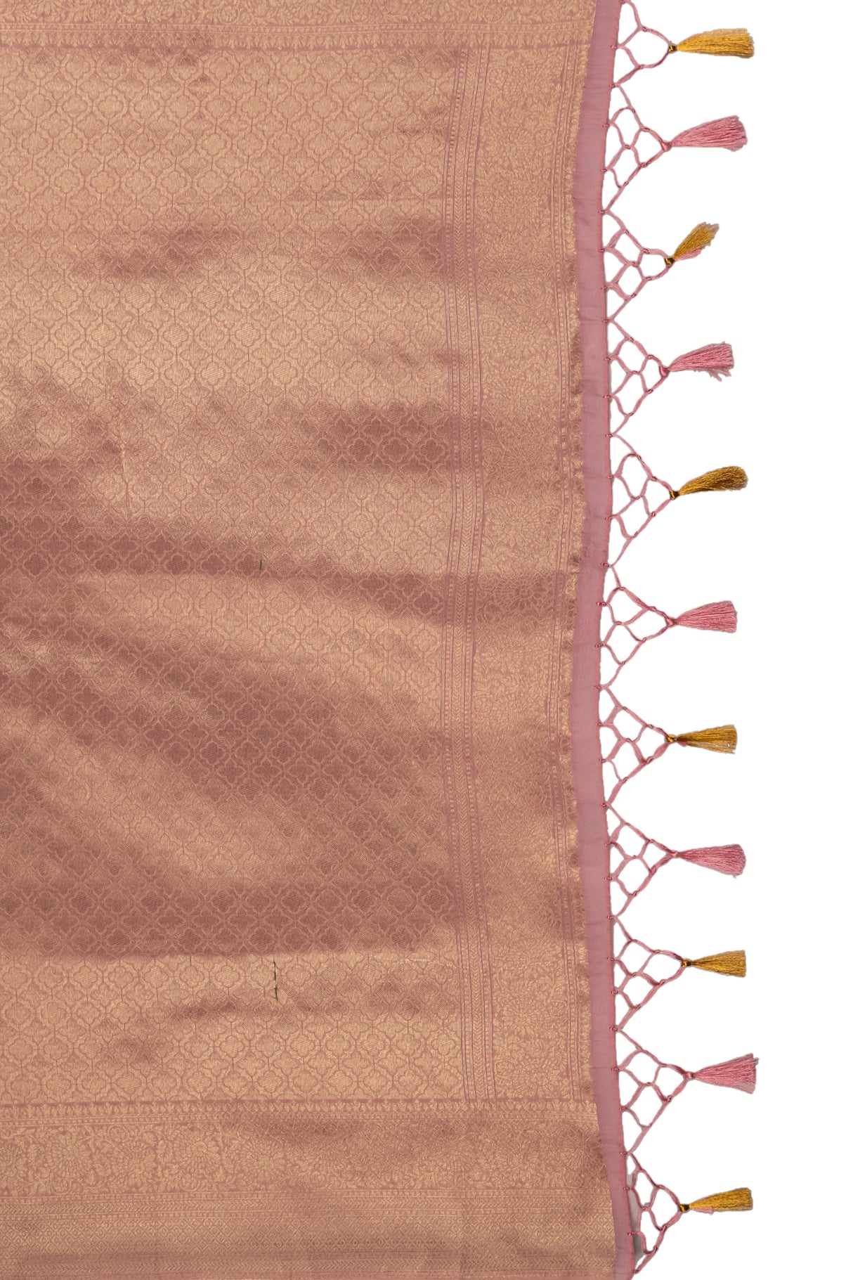 Mimosa Women's Woven Design Banarasi Style Art Silk Saree With Blouse Piece : SA00001769PNKFREE