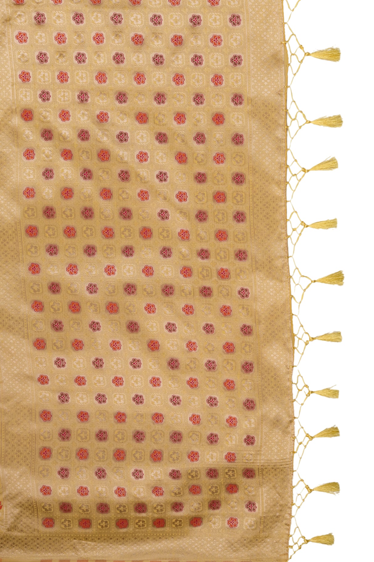 Mimosa Women's Woven Design Banarasi Style Art Silk Saree With Blouse Piece : SA00001794YLWFREE