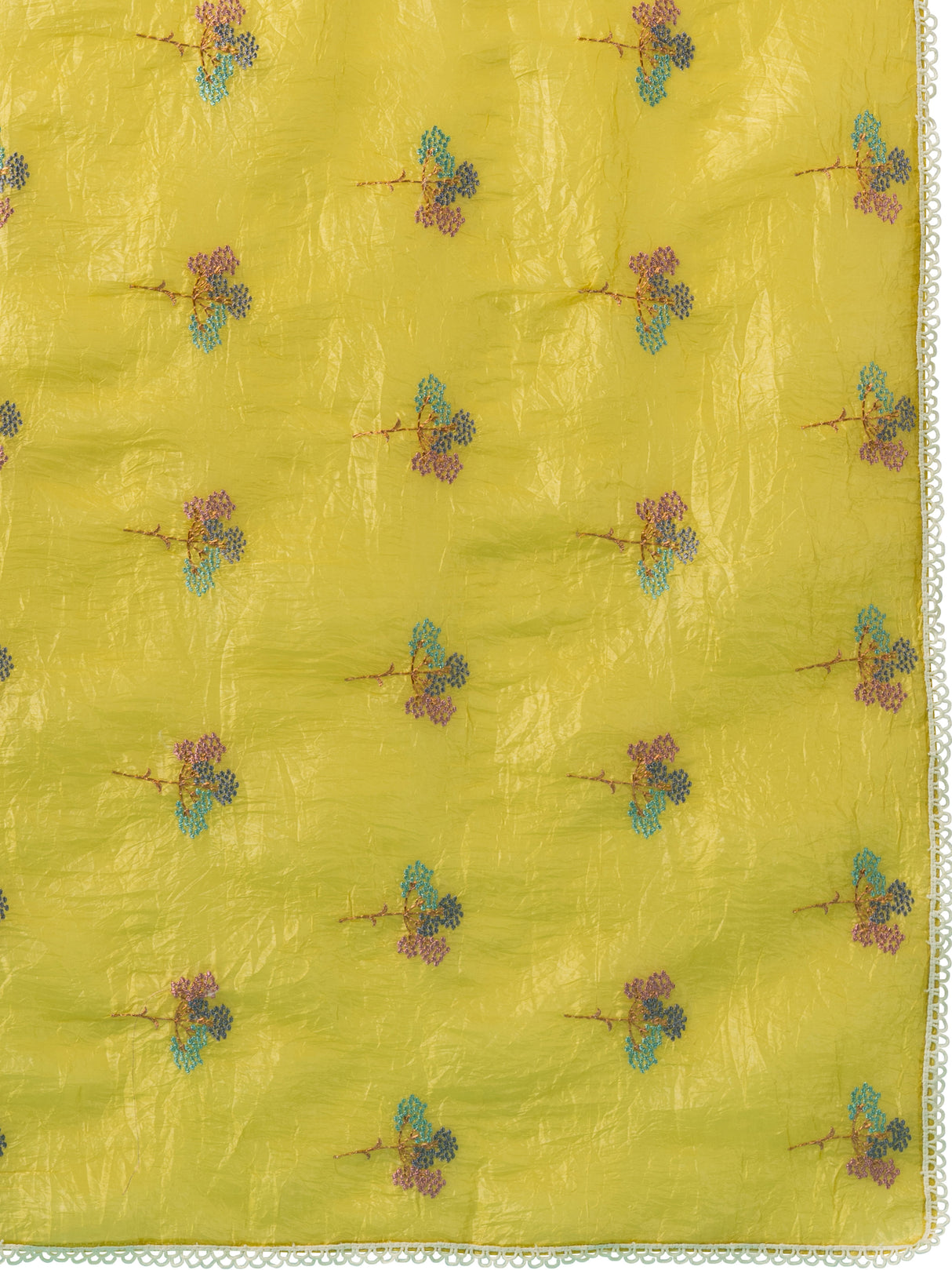 Mimosa Women's Woven Design Banarasi Style Tissue Crush Saree With Blouse Piece : SA00001884GDFREE