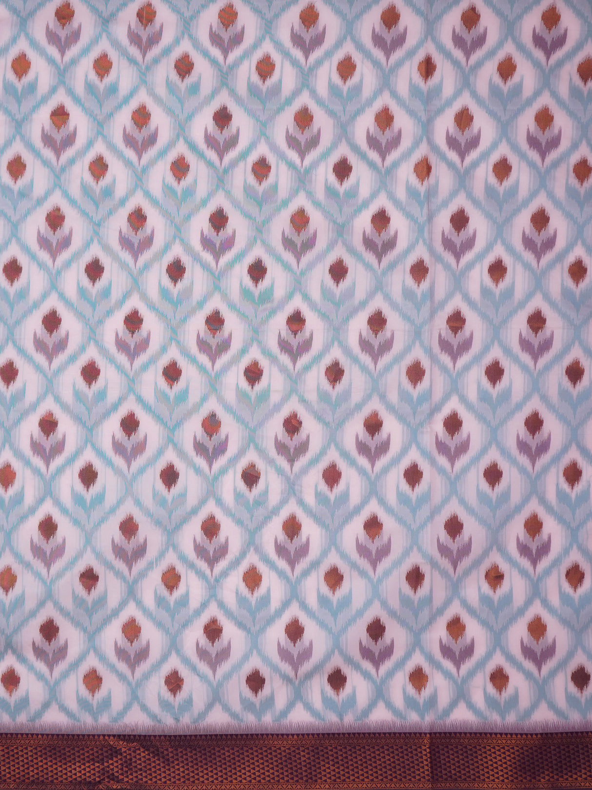 Mimosa Women's Woven Design Pochampally Style Art Silk Saree With Blouse Piece : SA00001953PNKFREE