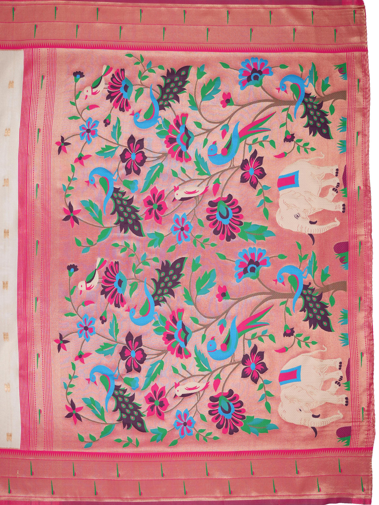 Mimosa Women's Woven Design Banarasi Style Art Silk Saree With Blouse Piece : SA00001954RNFREE