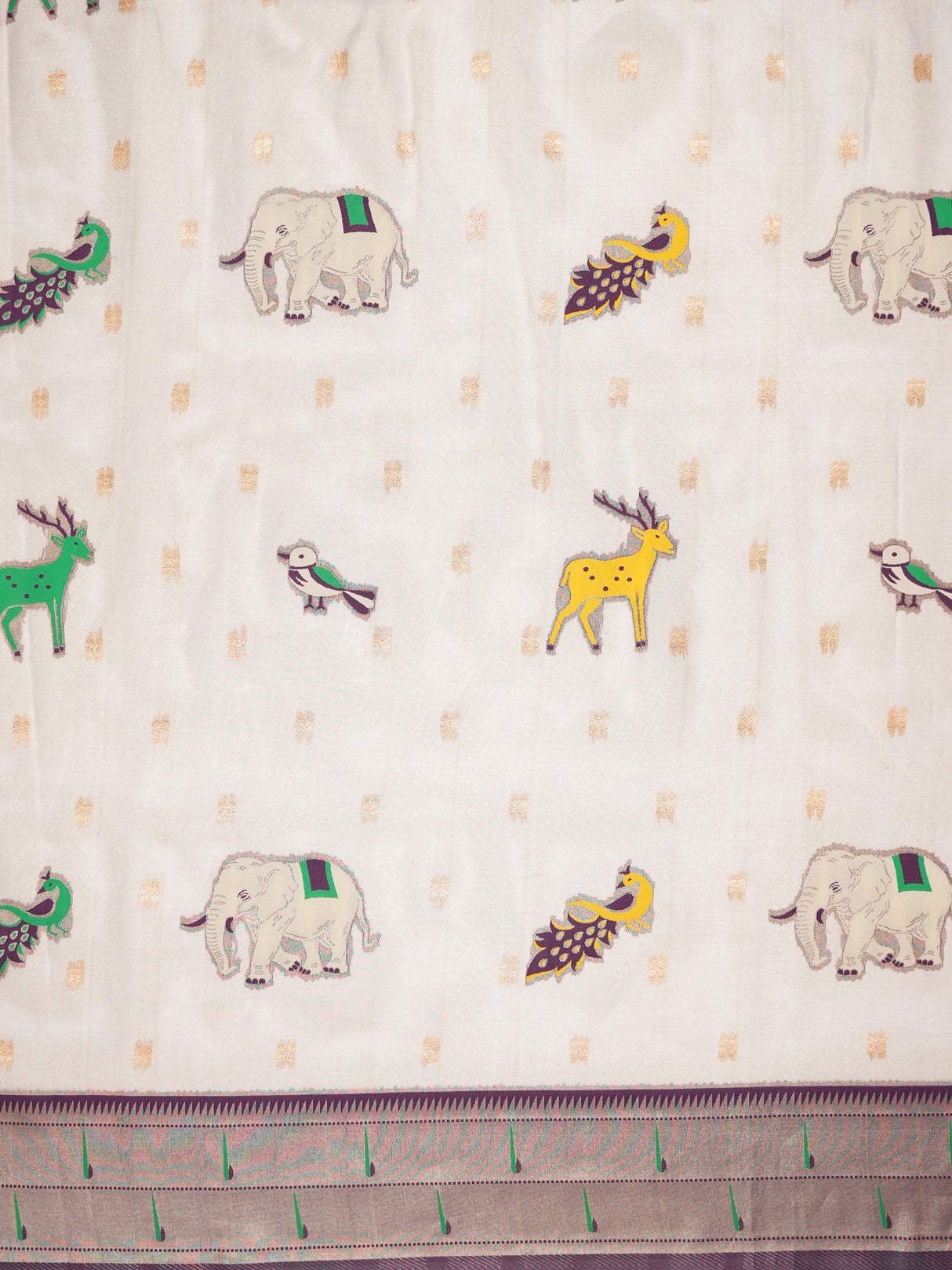 Mimosa Women's Woven Design Banarasi Style Art Silk Saree With Blouse Piece : SA00001954WNFREE