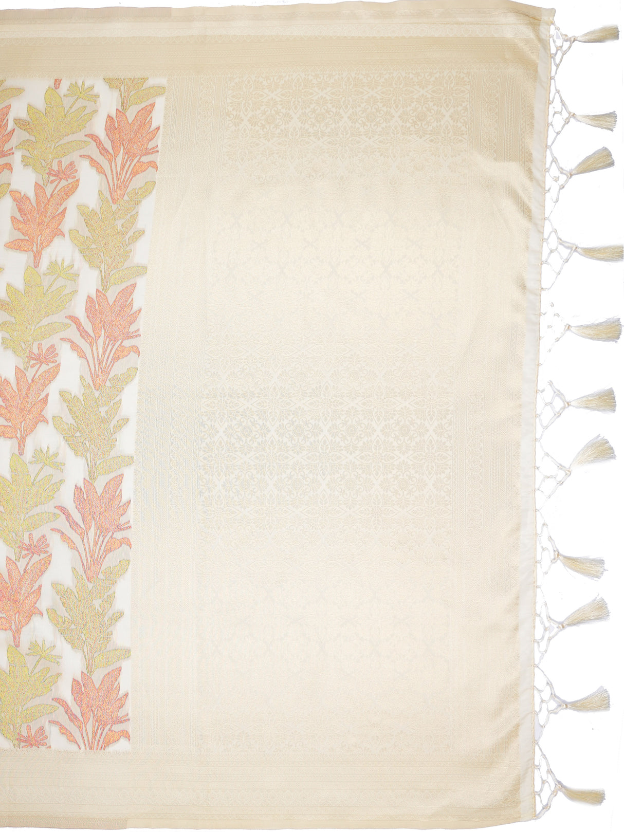 Mimosa Women's Woven Design Banarasi Style Art Silk Saree With Blouse Piece : SA00001987WHFREE