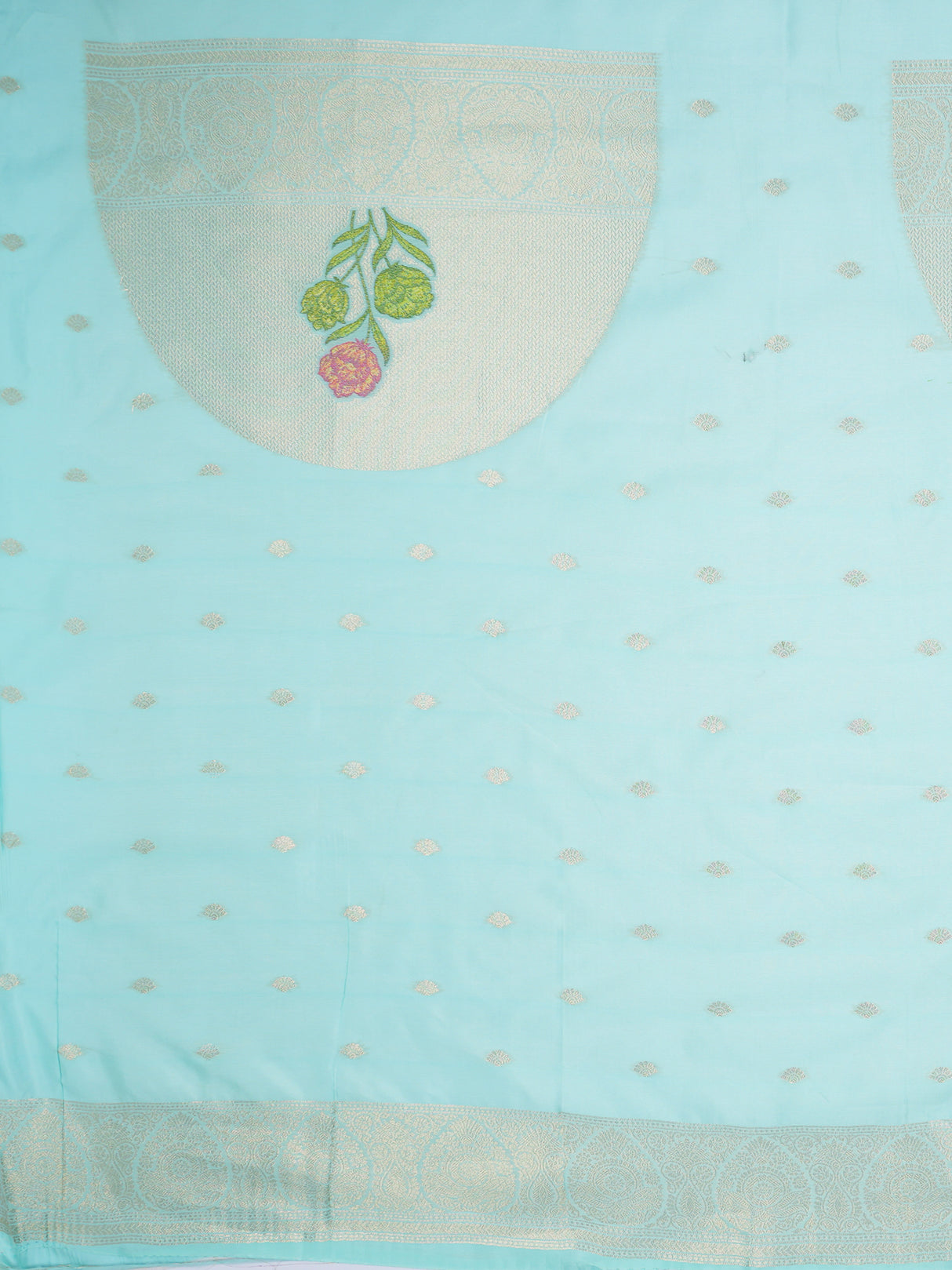 Mimosa Women's Woven Design Banarasi Style Art Silk Saree With Blouse Piece : SA00001990BLUFREE