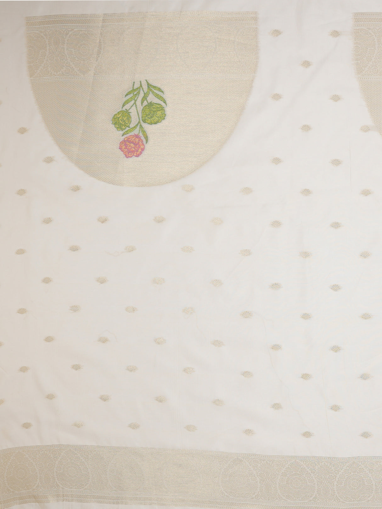 Mimosa Women's Woven Design Banarasi Style Art Silk Saree With Blouse Piece : SA00001990WHFREE