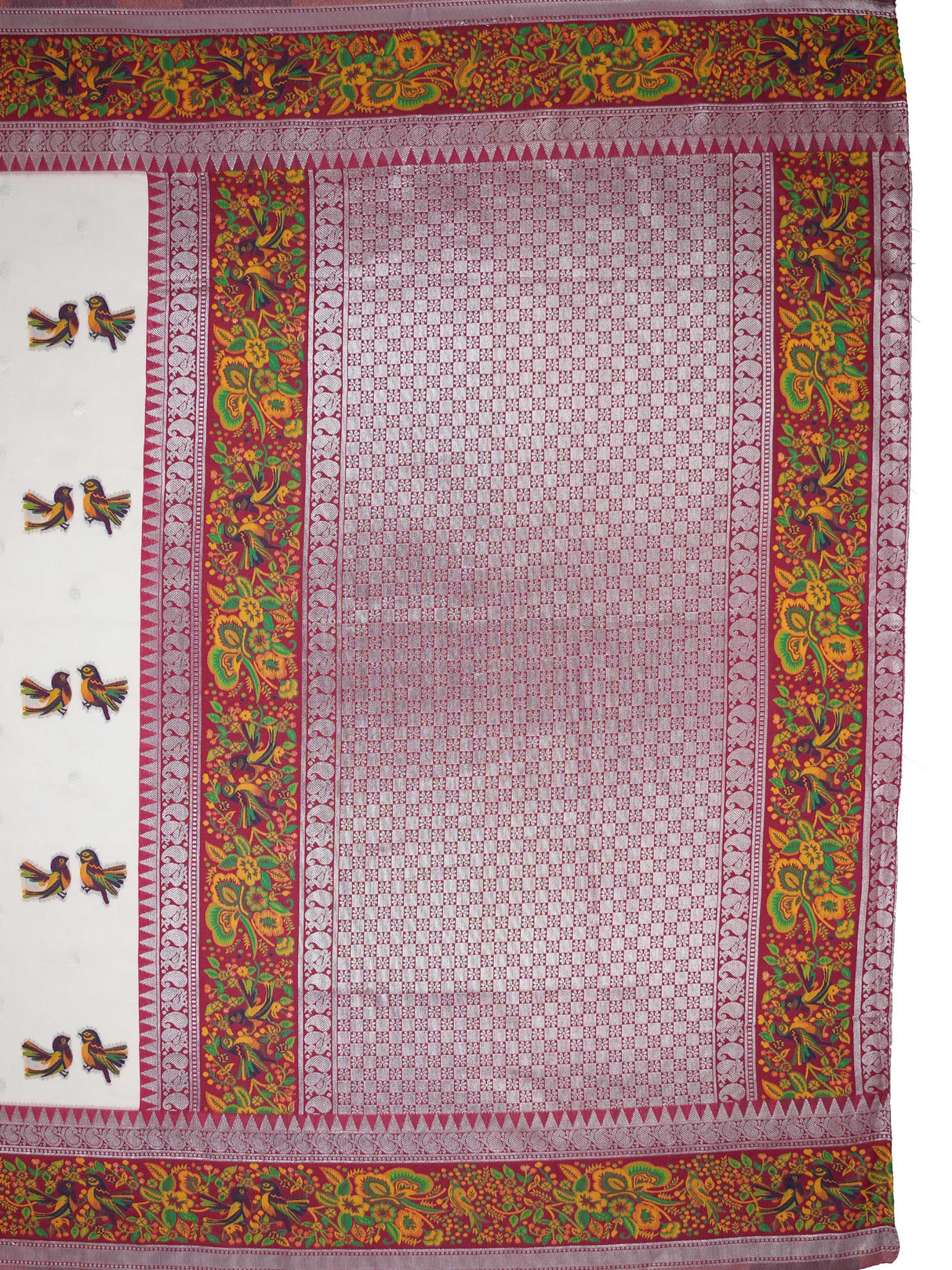 Mimosa Women's Woven Design Banarasi Style Art Silk Saree With Blouse Piece : SA00001992HWFREE