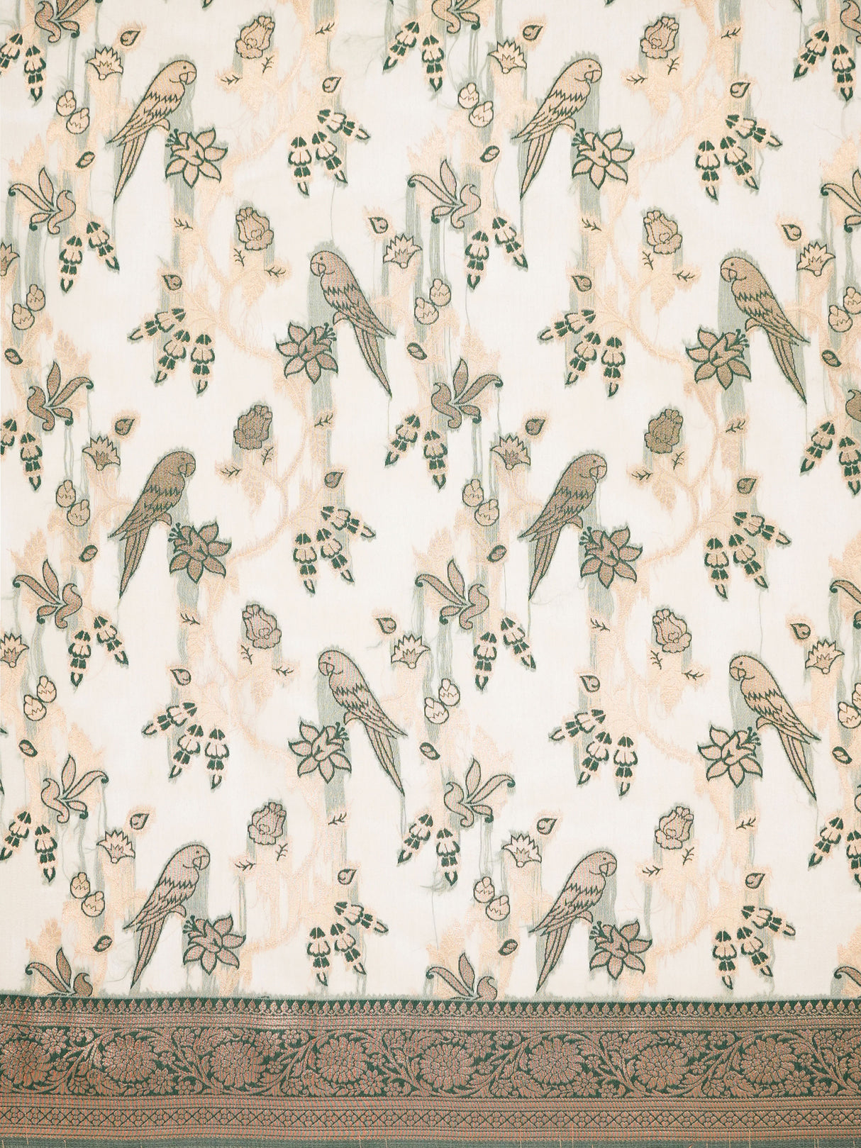 Mimosa Women's Woven Design Banarasi Style Art Silk Saree With Blouse Piece : SA00001999GRNFREE