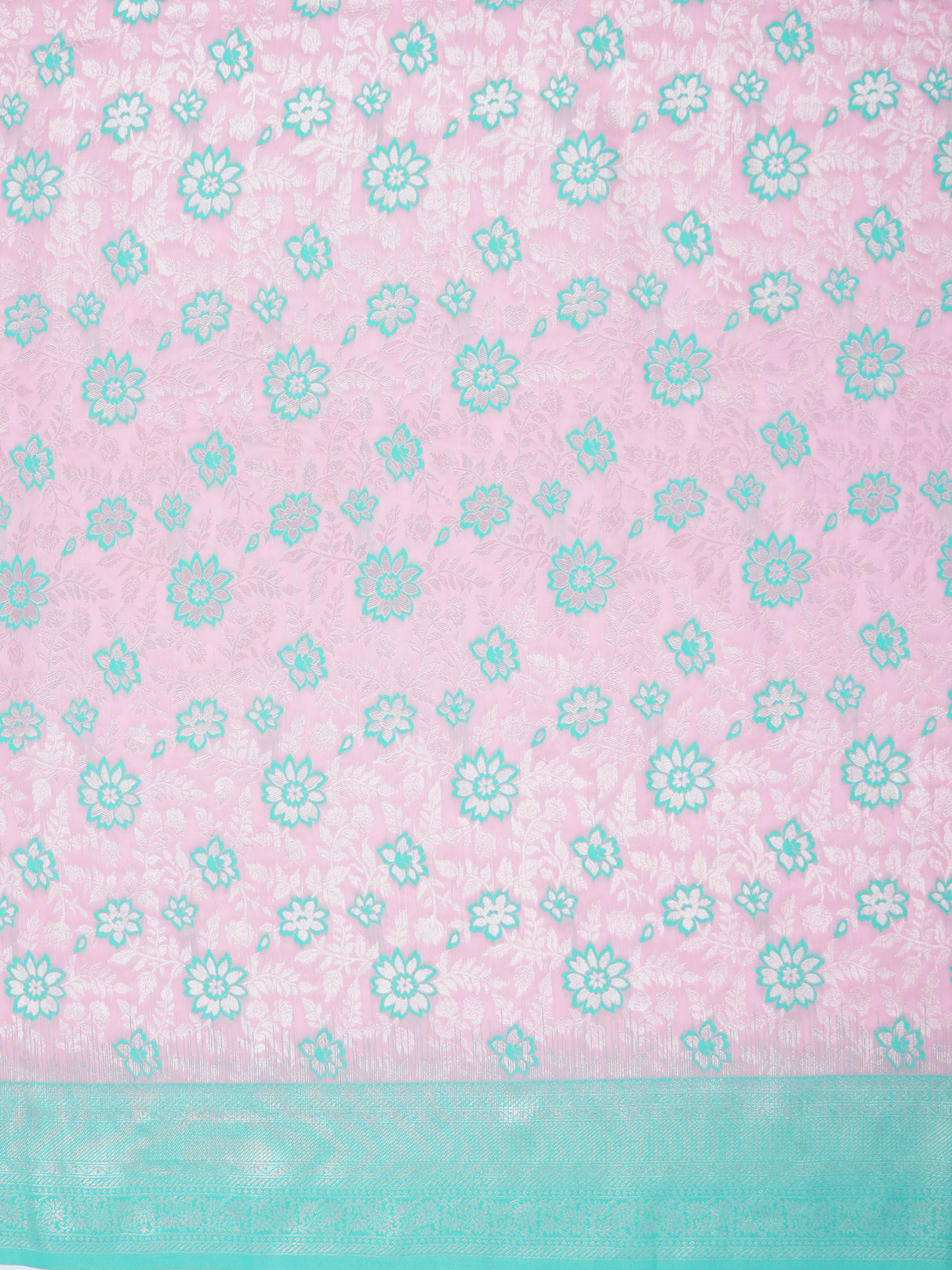 Mimosa Women's Woven Design Kanjivaram Style Art Silk Saree With Blouse Piece : SA00002003PNKFREE