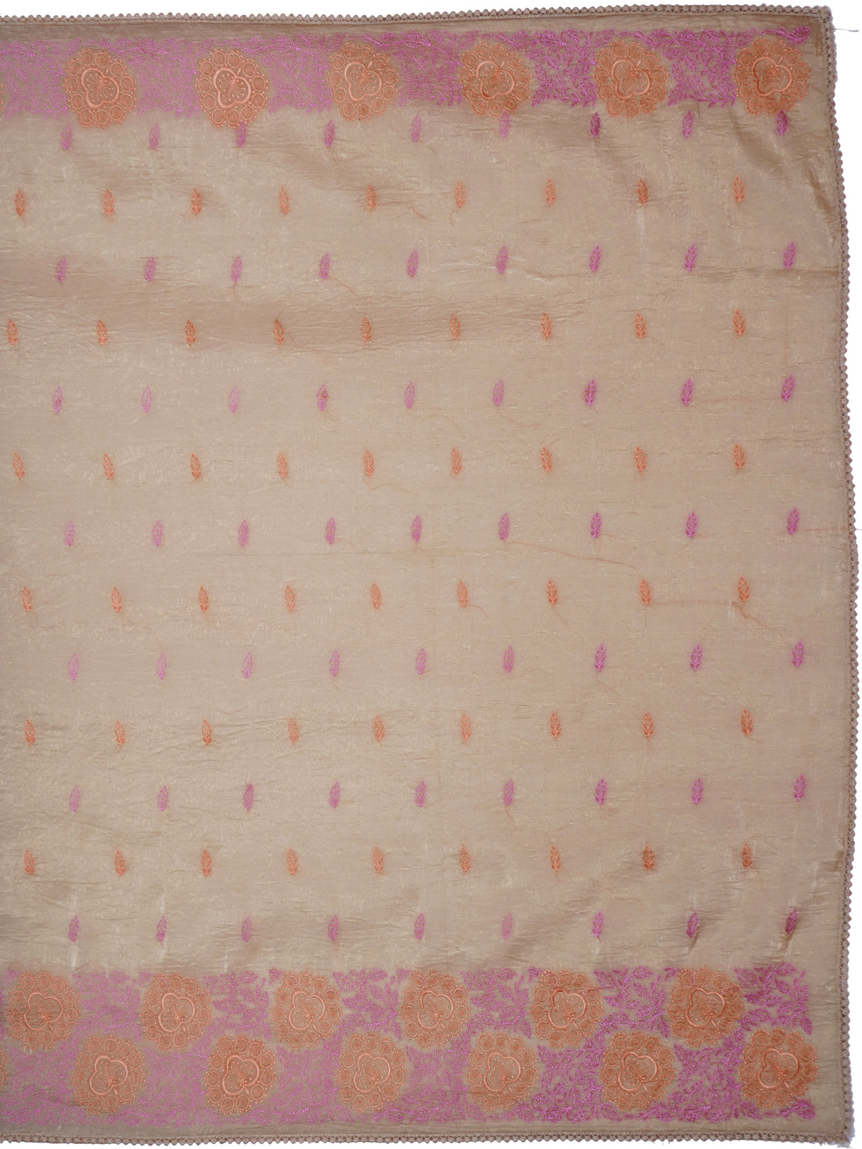 Mimosa Women's Woven Design Banarasi Style Tissue Crush Saree With Blouse Piece : SA00002010CKFREE