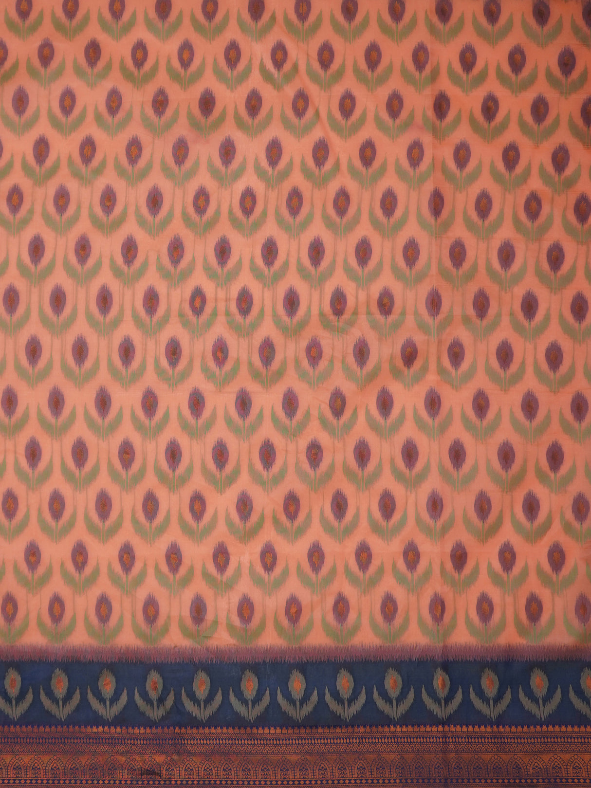 Mimosa Women's Woven Design Pochampally Style Art Silk Saree With Blouse Piece : SA00002059PCFREE