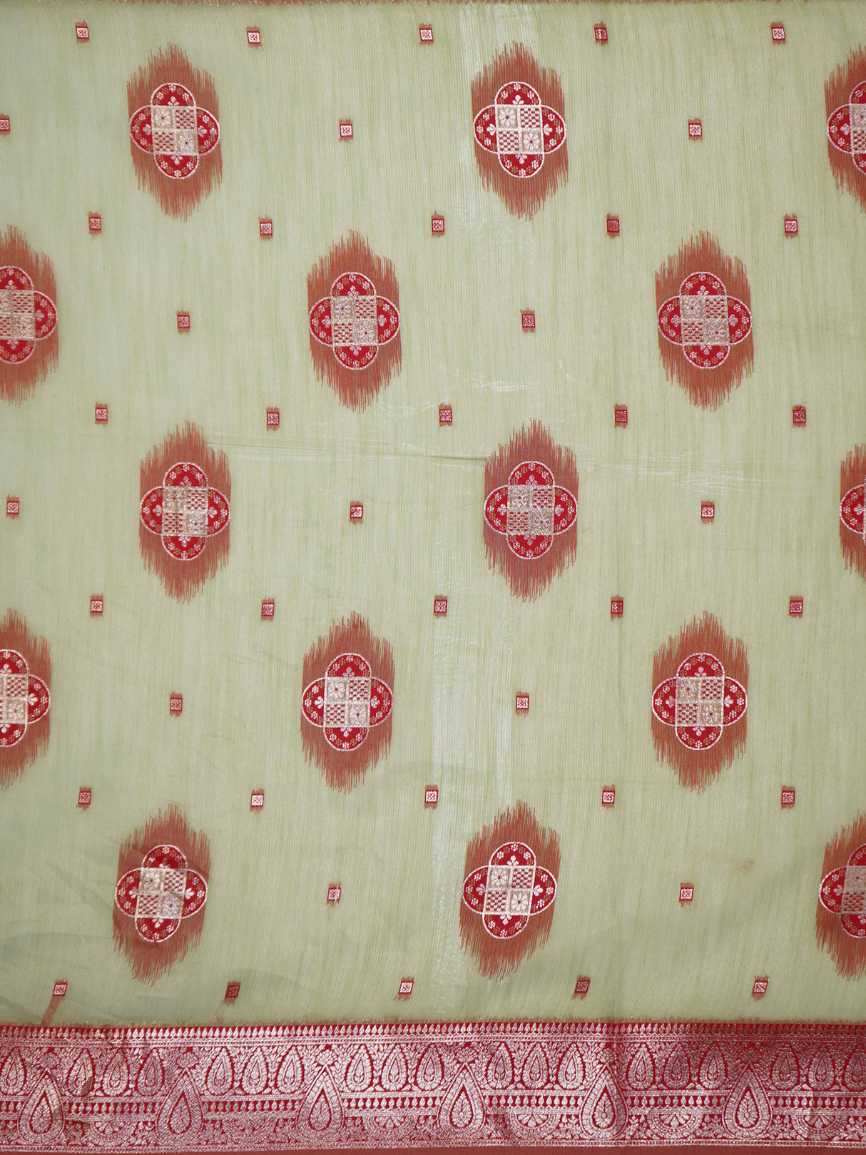 Mimosa Women's Woven Design Kanjivaram Style Art Silk Saree With Blouse Piece : SA00002066PSFREE