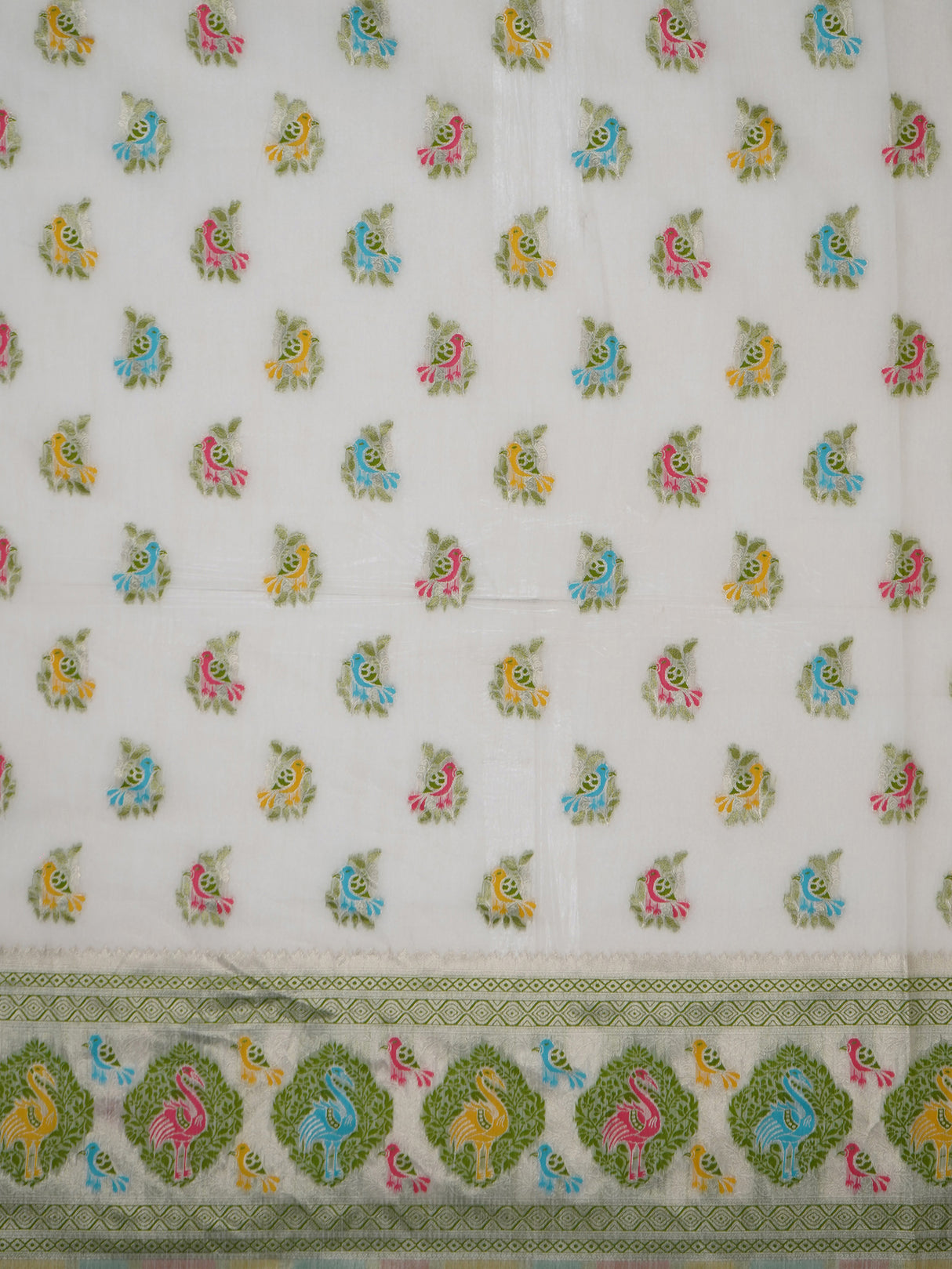 Mimosa Women's Woven Design Kanjivaram Style Art Silk Saree With Blouse Piece : SA00002067WHFREE