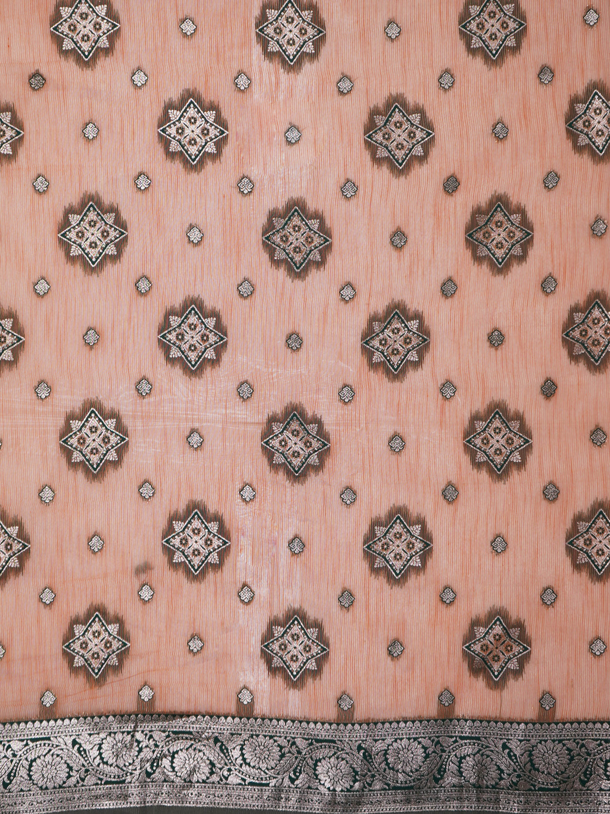 Mimosa Women's Woven Design Kanjivaram Style Art Silk Saree With Blouse Piece : SA00002068PCFREE