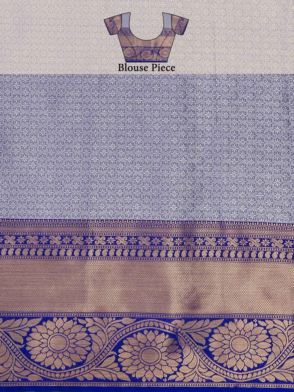 Mimosa Women's Woven Design Kanjivaram Art Silk Saree With Blouse Piece : SA0000464GJ