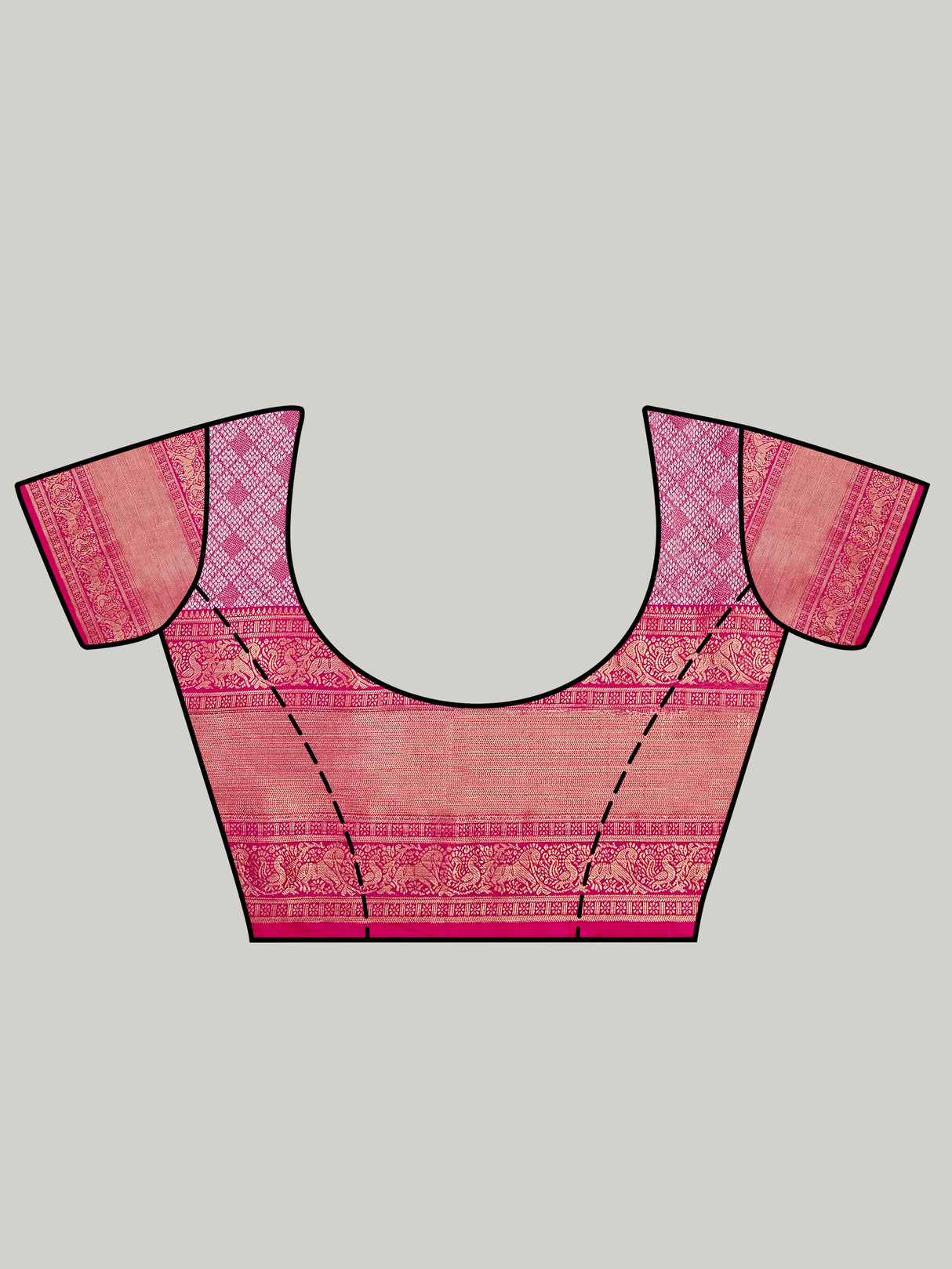 Mimosa Women's Woven Design Kanjivaram Art Silk Saree With Blouse Piece : SA0000464AN