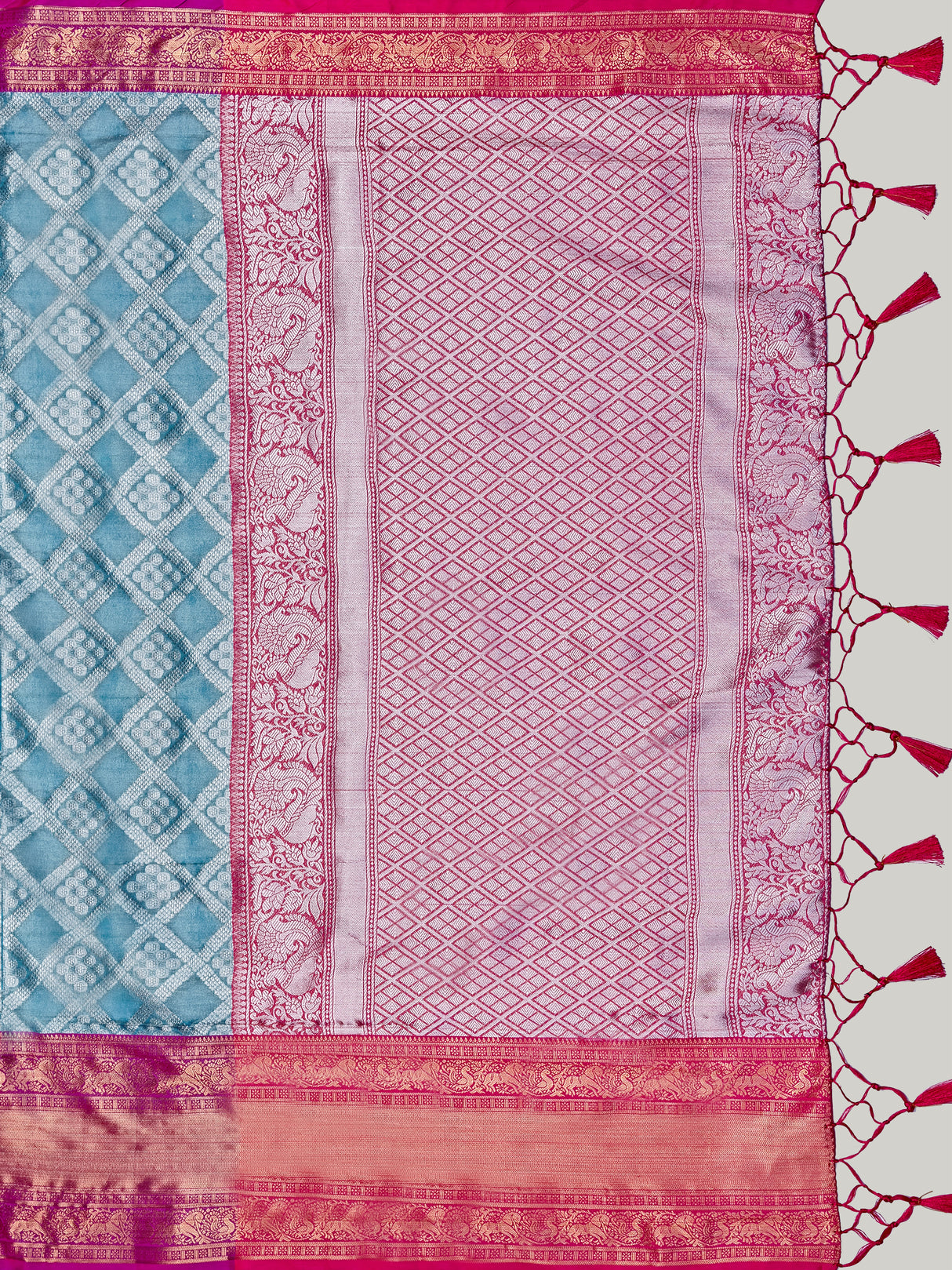 Mimosa Women's Woven Design Kanjivaram Art Silk Saree With Blouse Piece : SA0000464AN