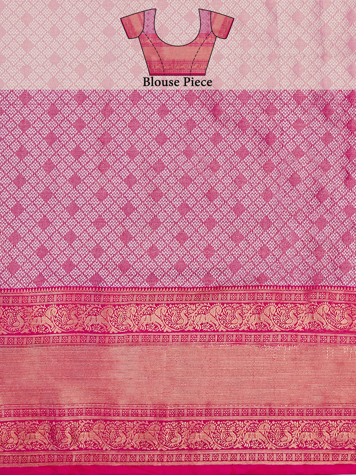 Mimosa Women's Woven Design Kanjivaram Art Silk Saree With Blouse Piece : SA0000464AN