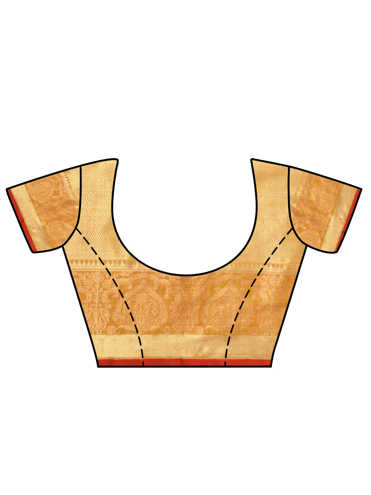 Mimosa Women's Woven Design Chhattisgarh Art Silk Saree With Blouse Piece : SA0000862GD