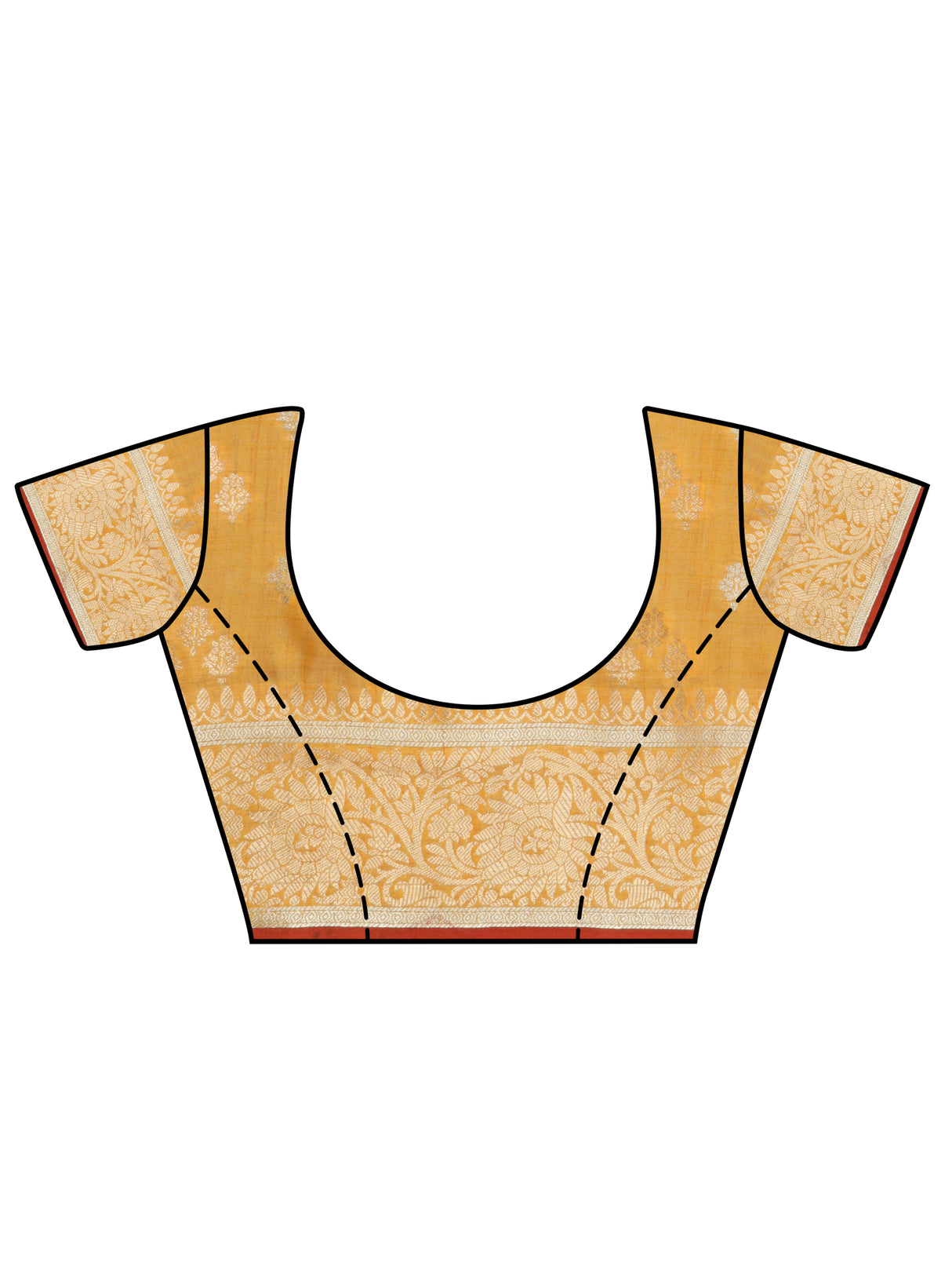 Mimosa Women's Woven Design Chhattisgarh Art Silk Saree With Blouse Piece : SA0000863GD