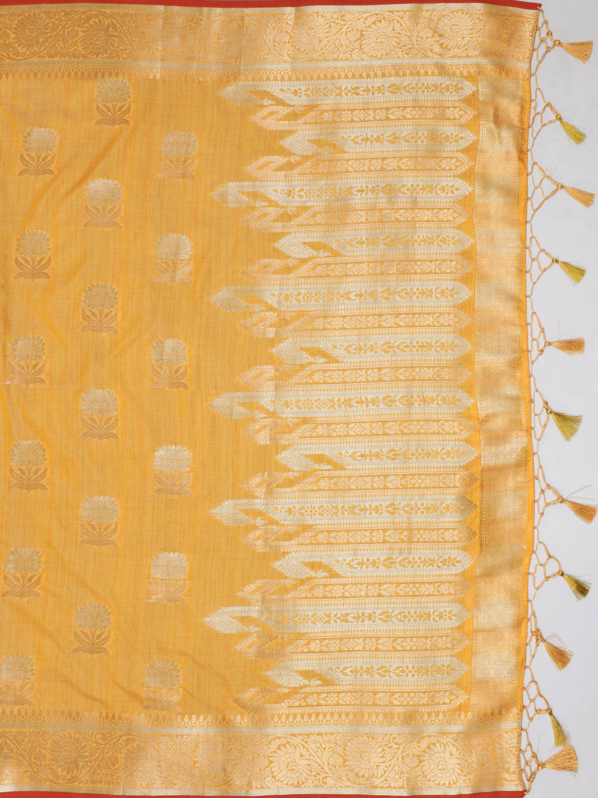 Mimosa Women's Woven Design Chhattisgarh Art Silk Saree With Blouse Piece : SA0000863GD