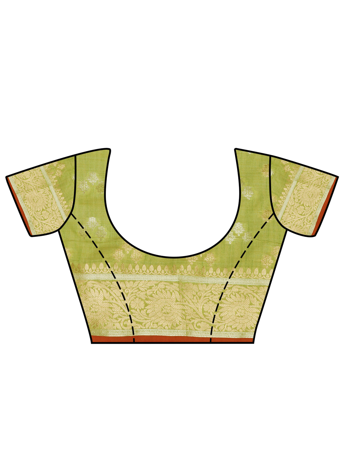 Mimosa Women's Woven Design Chhattisgarh Art Silk Saree With Blouse Piece : SA0000863PS