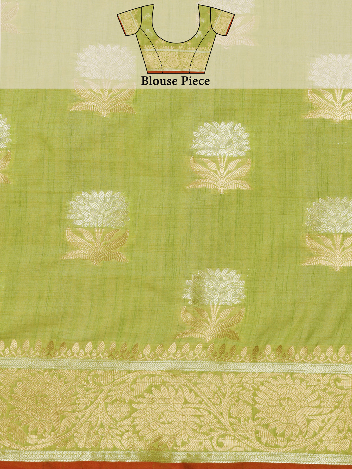 Mimosa Women's Woven Design Chhattisgarh Art Silk Saree With Blouse Piece : SA0000863PS