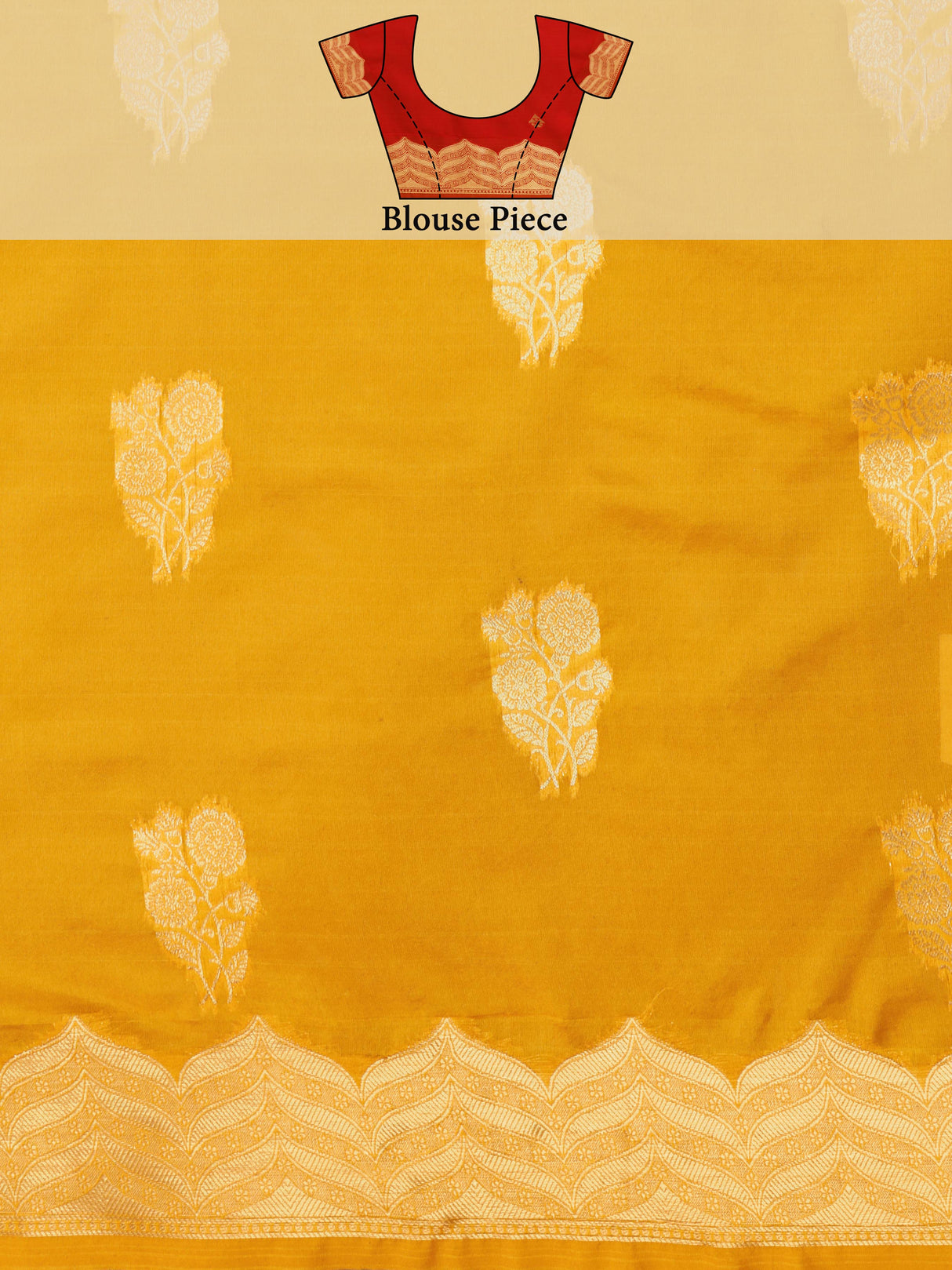 Mimosa Women's Woven Design Banarasi Orgenza Saree With Blouse Piece : SA0000864GD