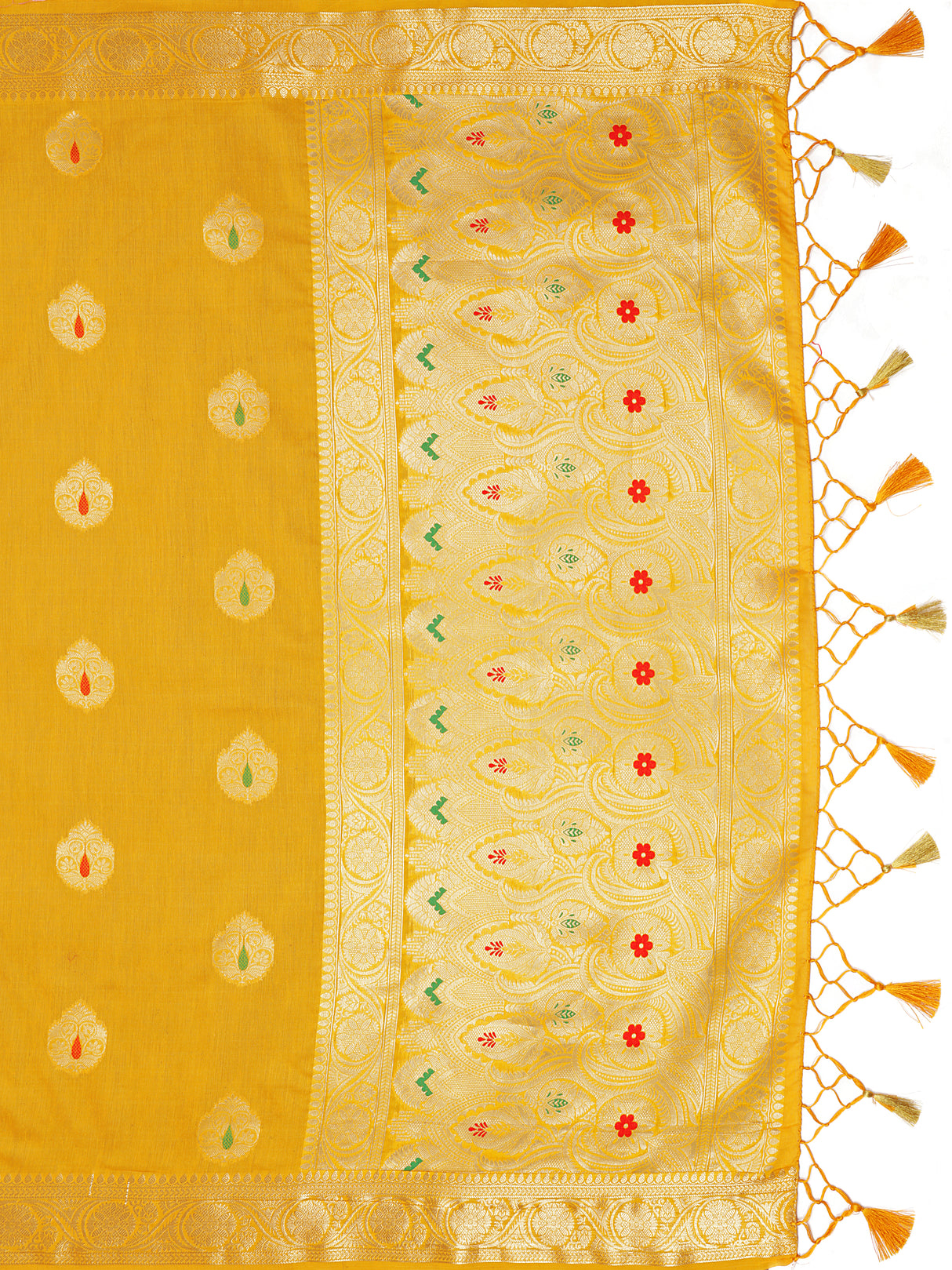 Mimosa Women's Woven Design Bishnupur Art Silk Saree With Blouse Piece : SA0000866GD
