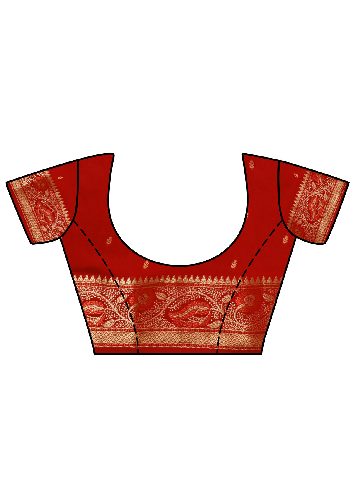 Mimosa Women's Woven Design Kanjivaram Art Silk Saree With Blouse Piece : SA0000868IB