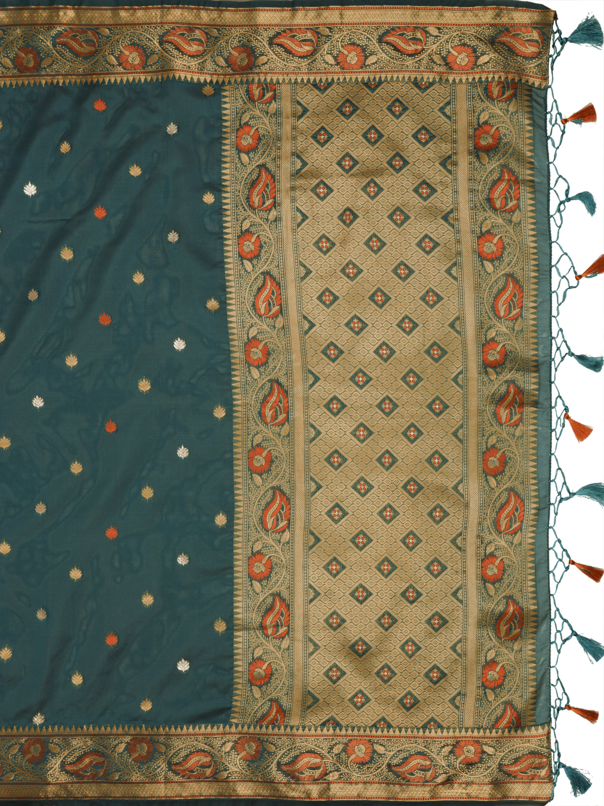 Mimosa Women's Woven Design Kanjivaram Art Silk Saree With Blouse Piece : SA0000868IB