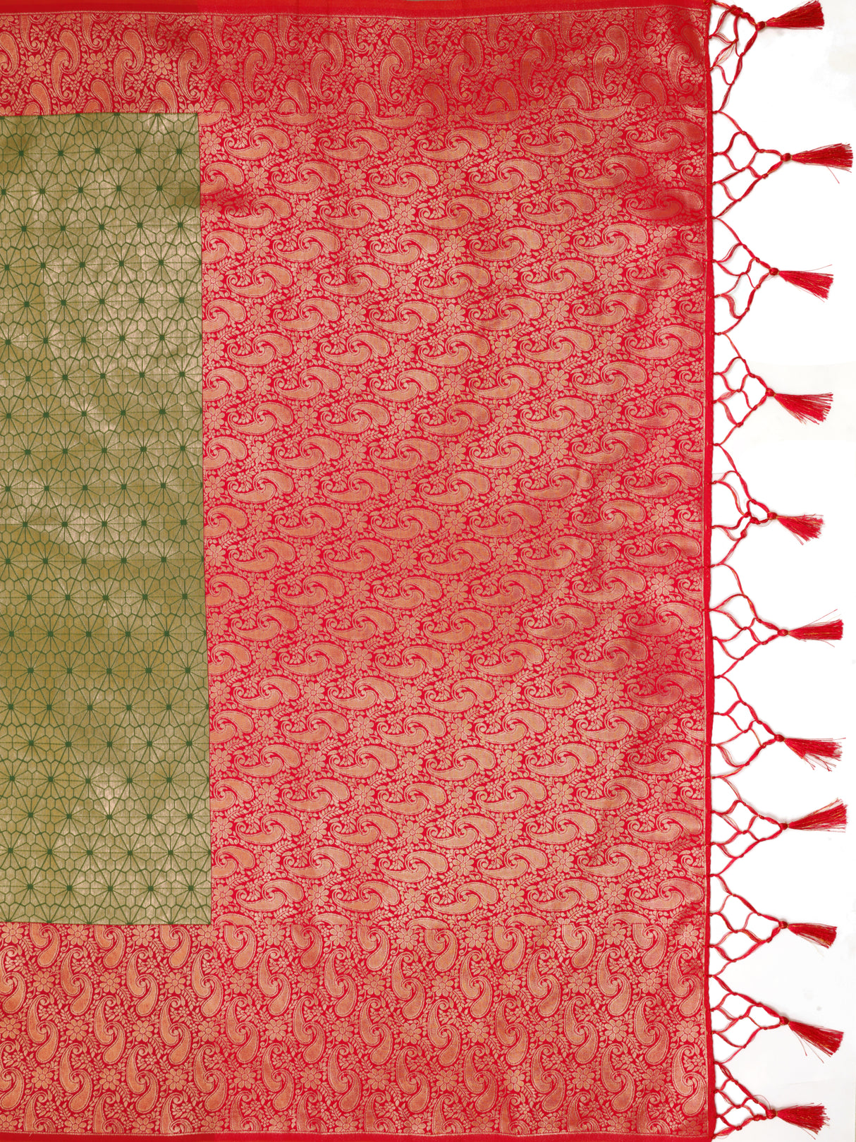 Mimosa Women's Woven Design Kanjivaram Art Silk Saree With Blouse Piece : SA0000892BG