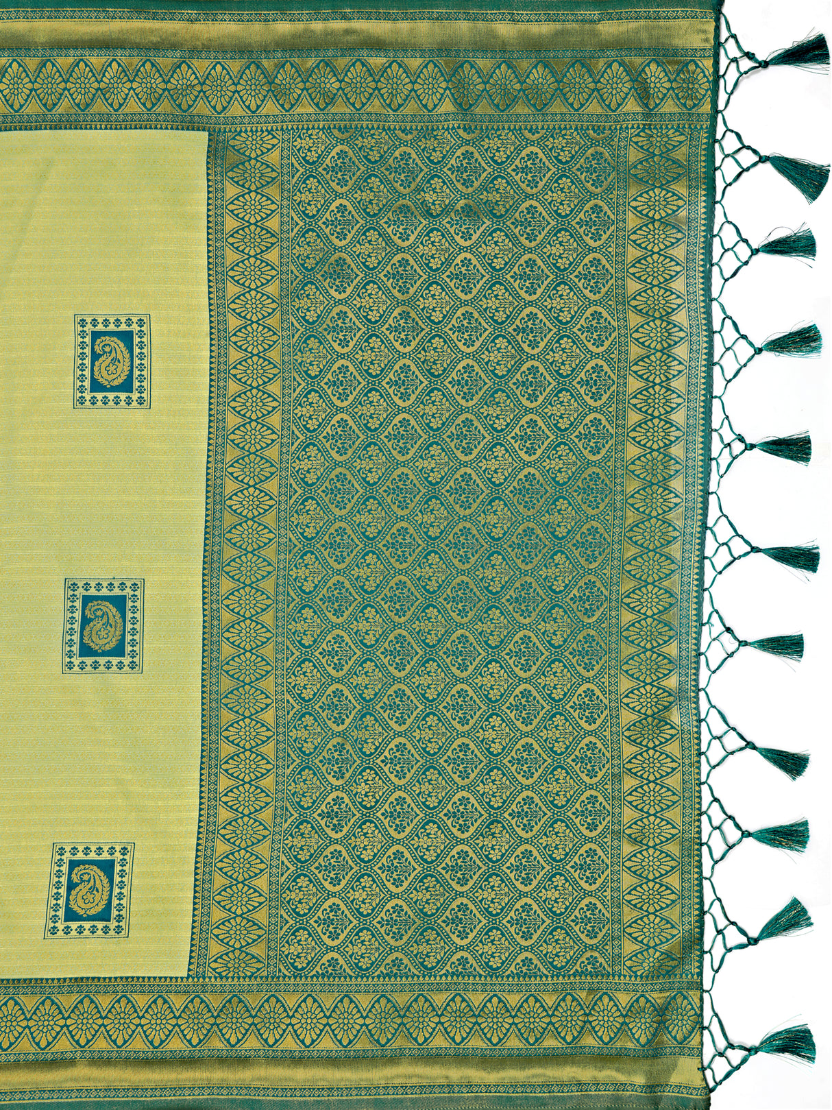 Mimosa Women's Woven Design Kanjivaram Art Silk Saree With Blouse Piece : SA0000898RM